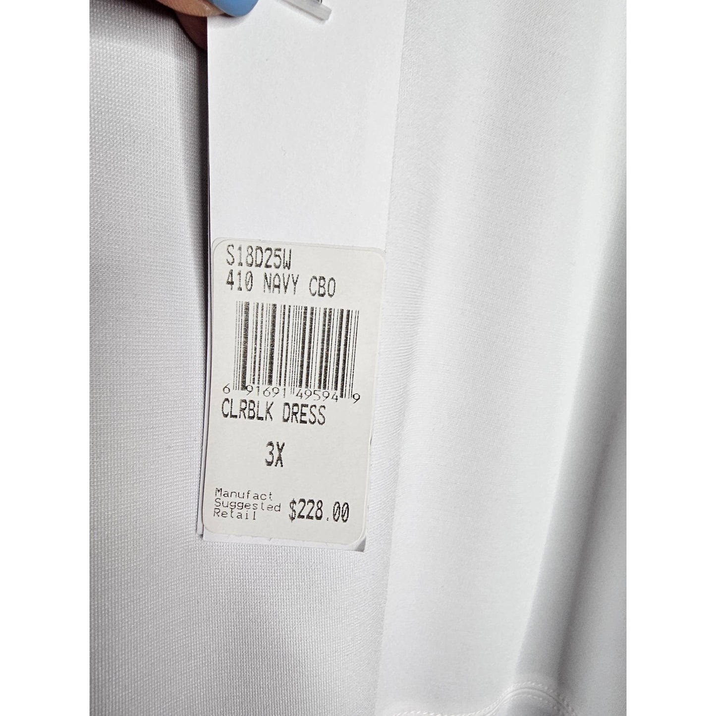 NWT Joan Vass Colorblock Sporty Dress Ladies size 3X