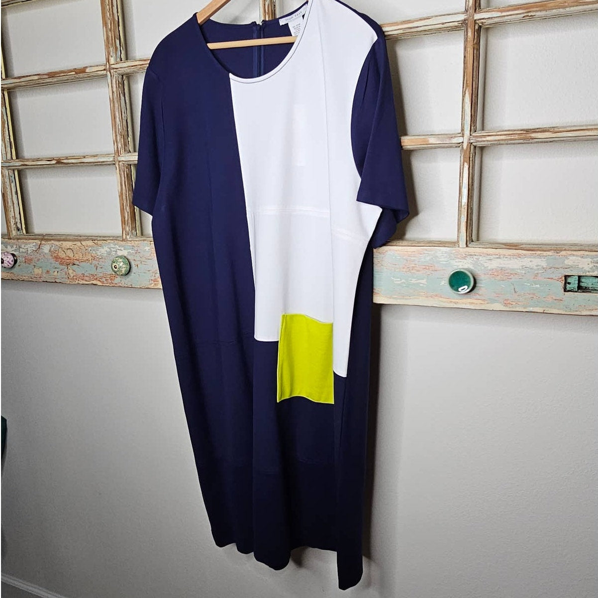 NWT Joan Vass Colorblock Sporty Dress Ladies size 3X