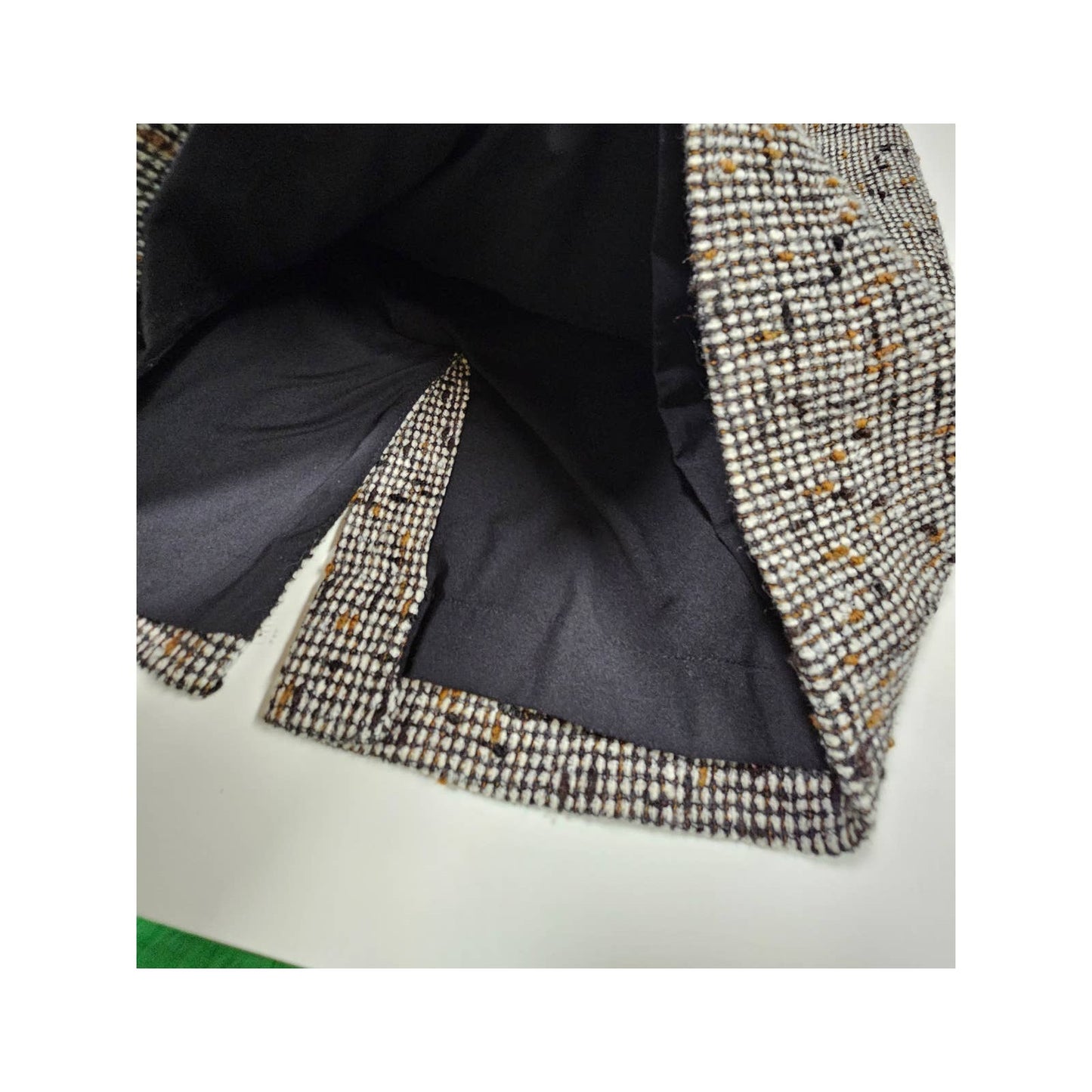 Tweed Pencil Skirt Classiques Entier Black & White Ladies Size 0