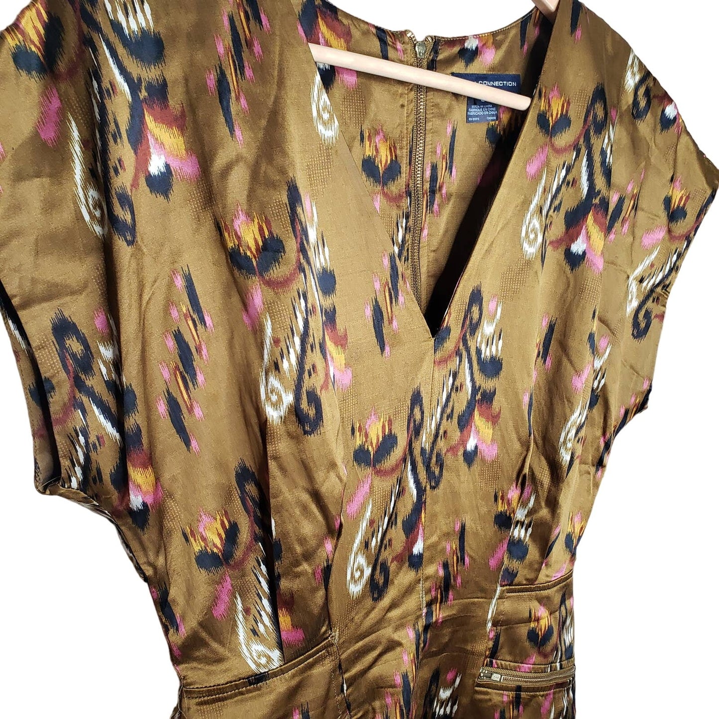 French Connection Silk Mini Dress ladies size 2