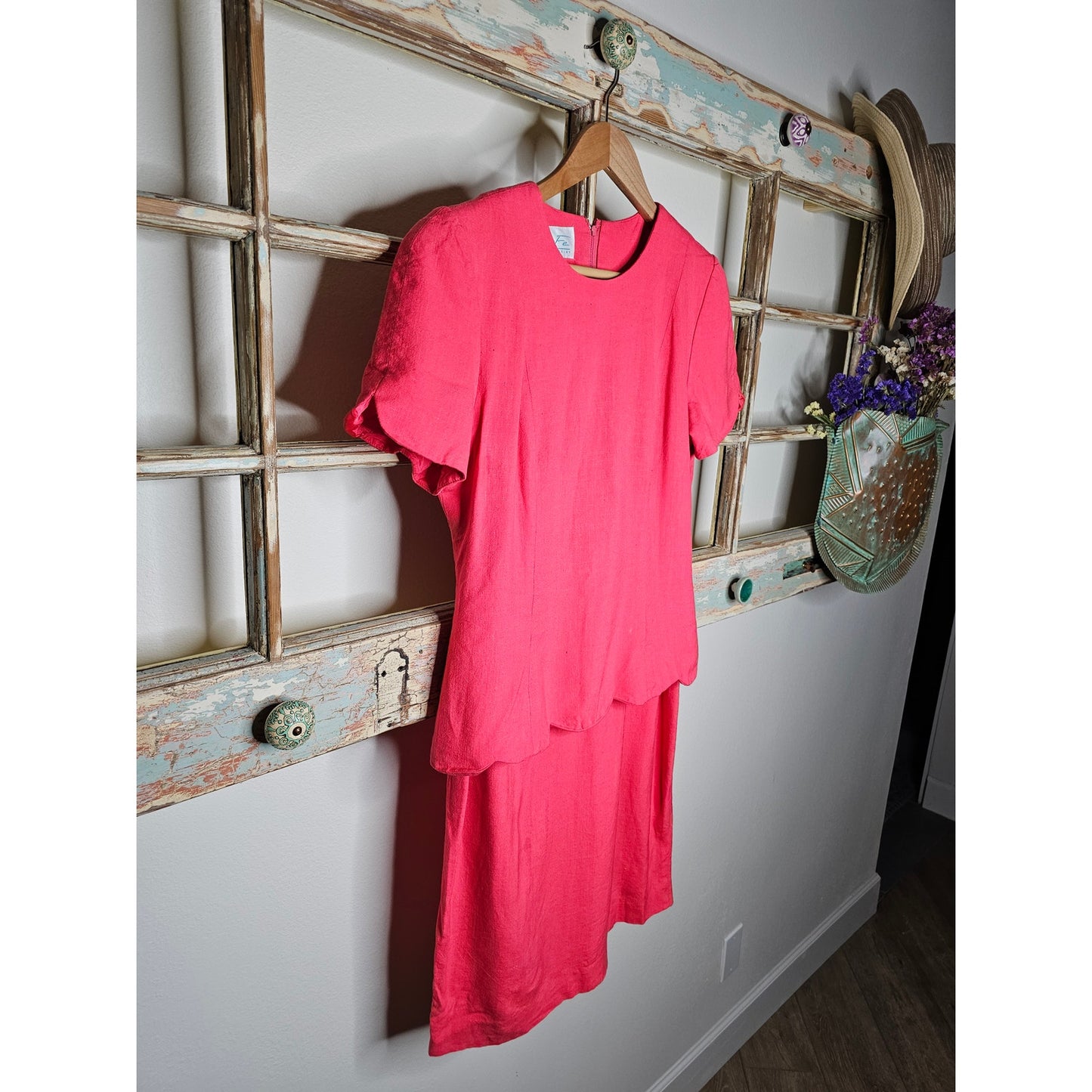 Santa Fe Jim Tremblay Linen Dress Ladies size 10