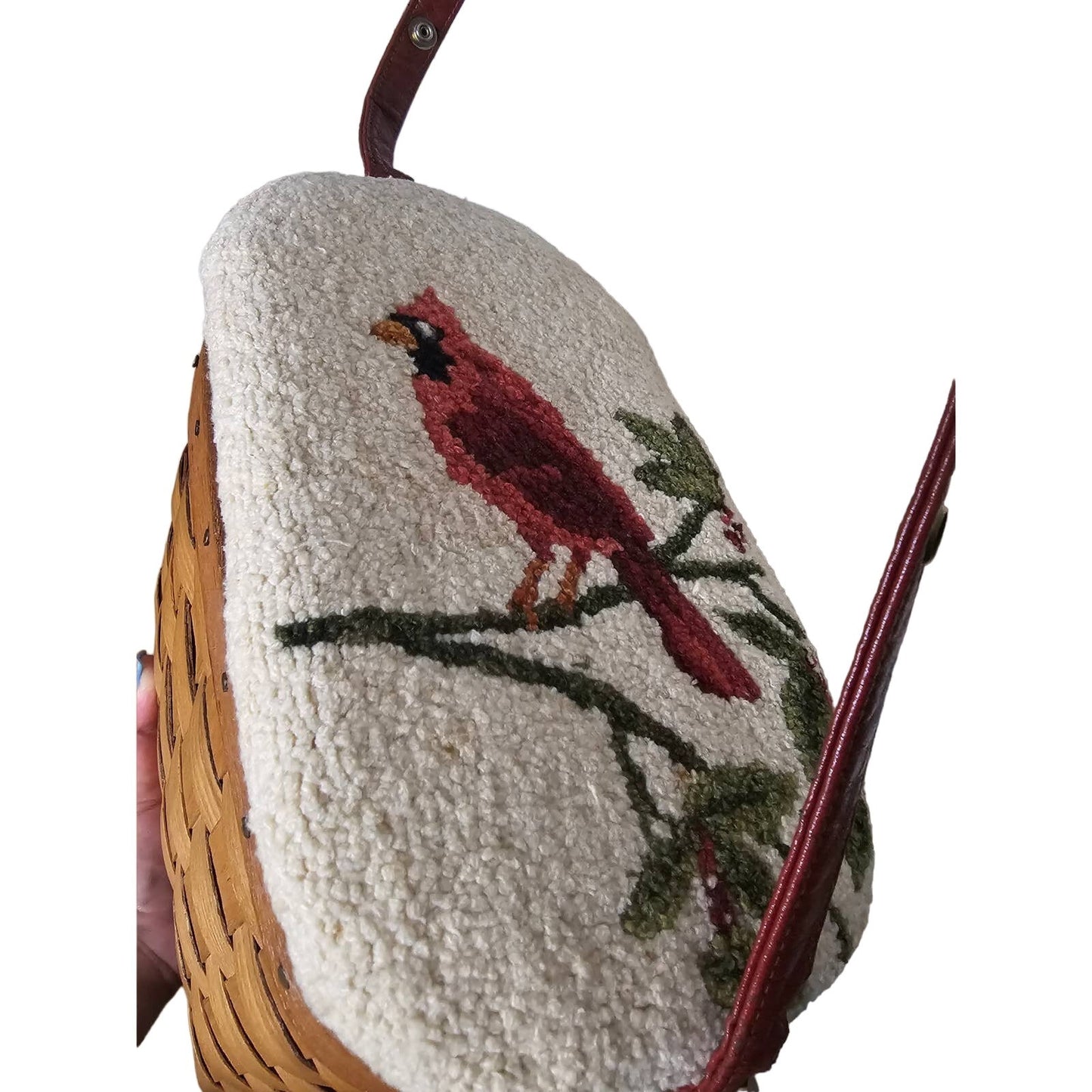 Vintage Cardinal Putney Basket For The Bird Lover