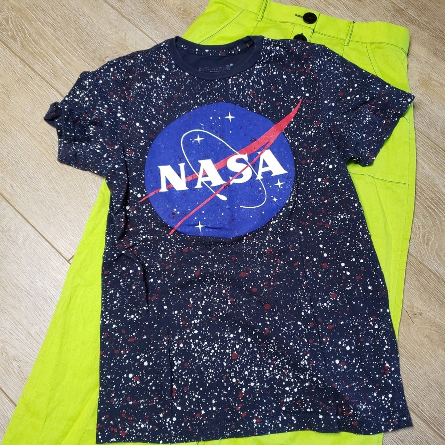 NASA Buzz Aldrin ladies small tee