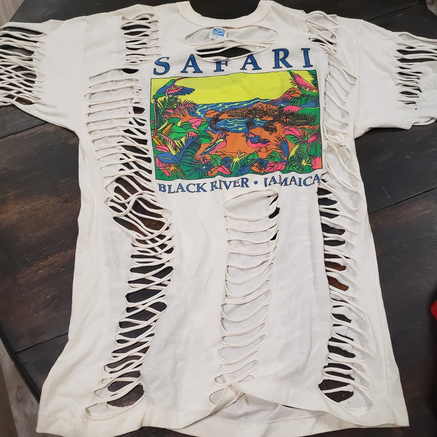 Jamaican Safari Swimsuit Coverup by Sun Island ladies size XL