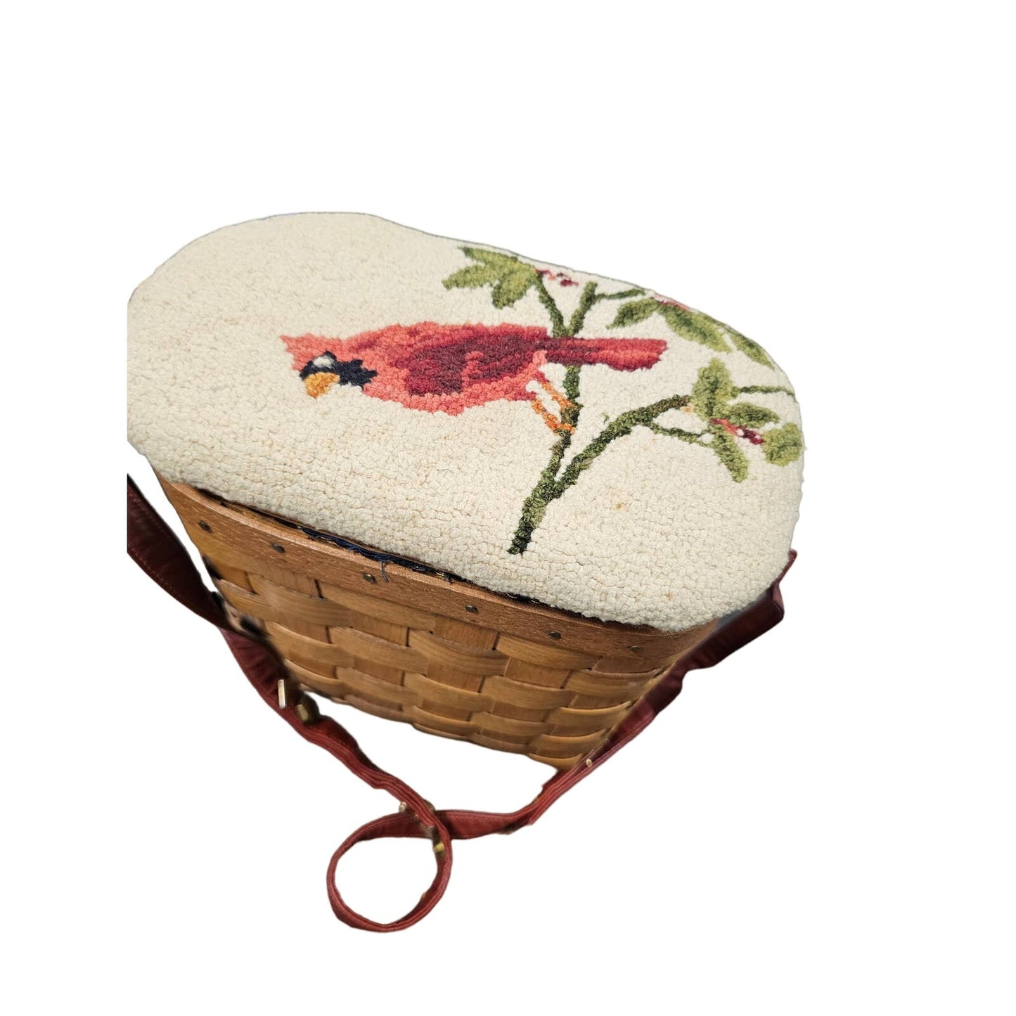 Vintage Cardinal Putney Basket For The Bird Lover