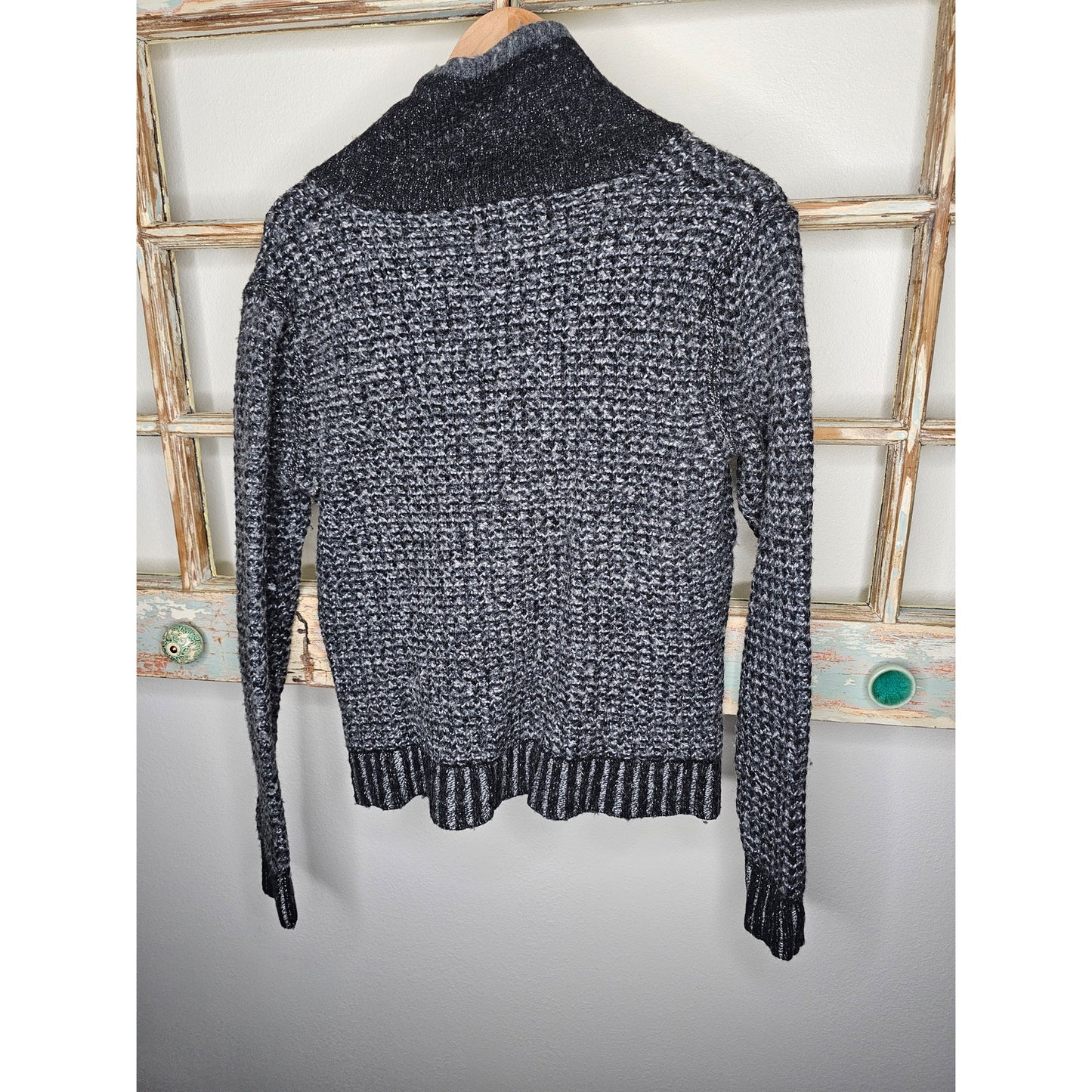 Rag & Bone Neiman Marcus Wool Blend Knitted Grey Sweater size Medium