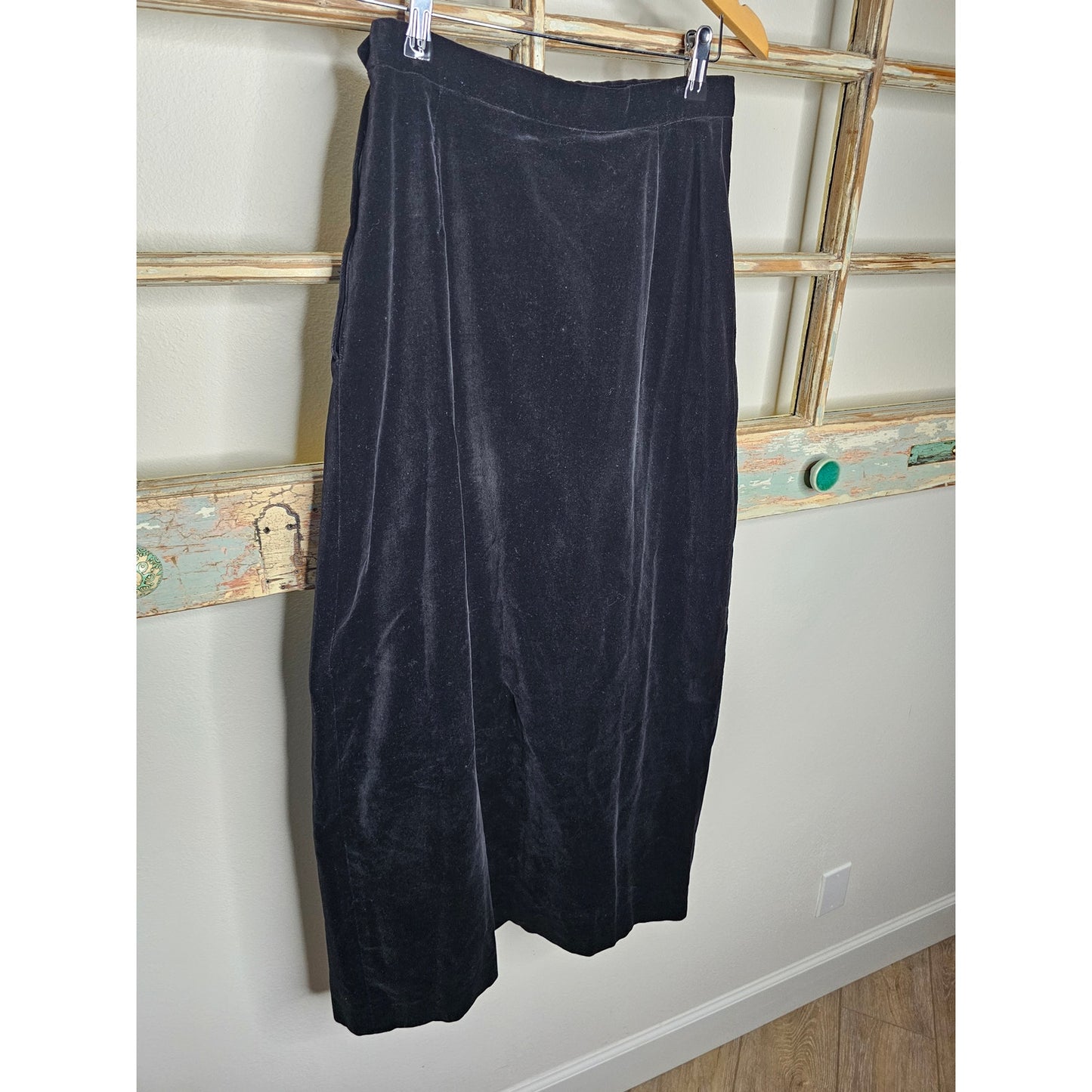 Vintage Prestige Of Boston Straight Velour Midi Skirt ladies size 10
