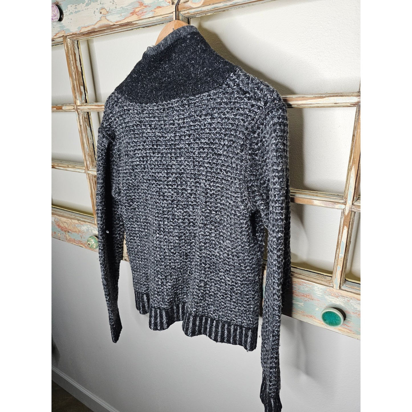 Rag & Bone Neiman Marcus Wool Blend Knitted Grey Sweater size Medium