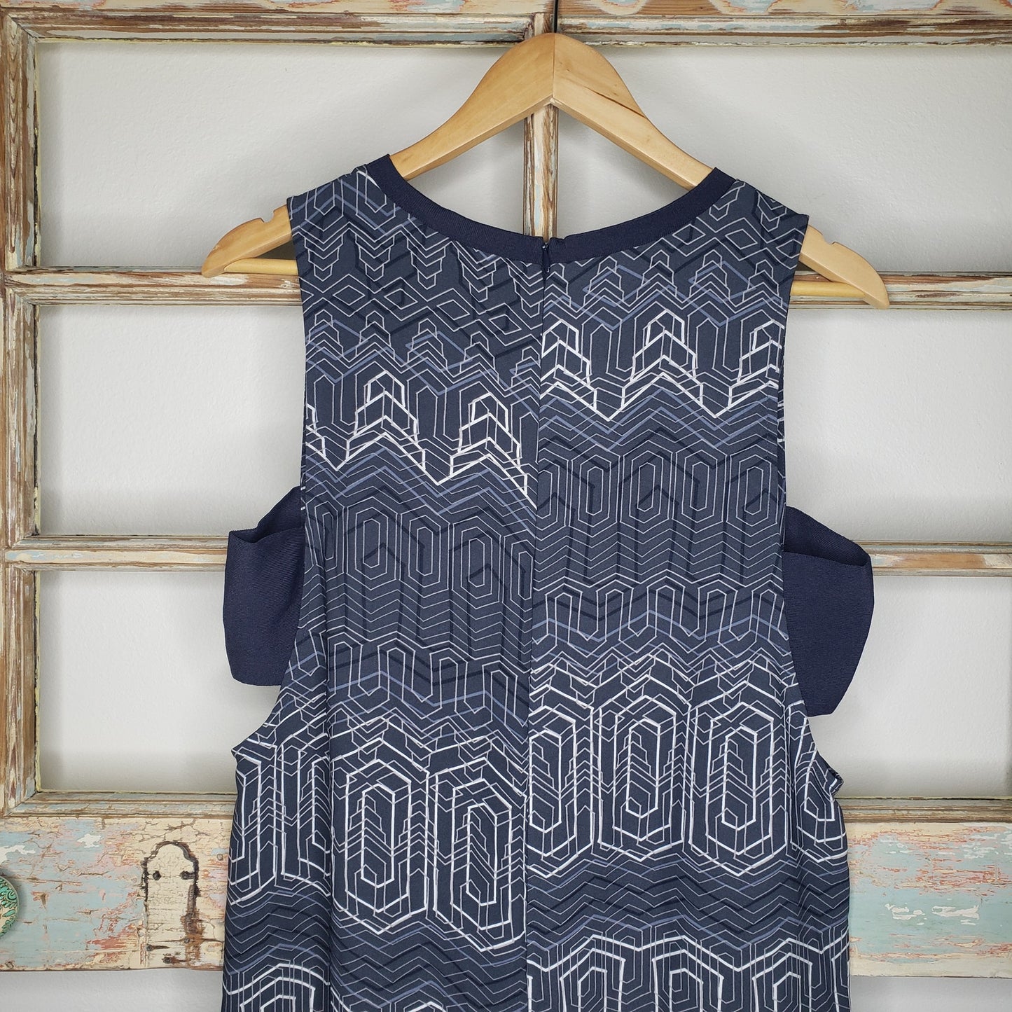 Trouve Geometric Cutout Dress ladies