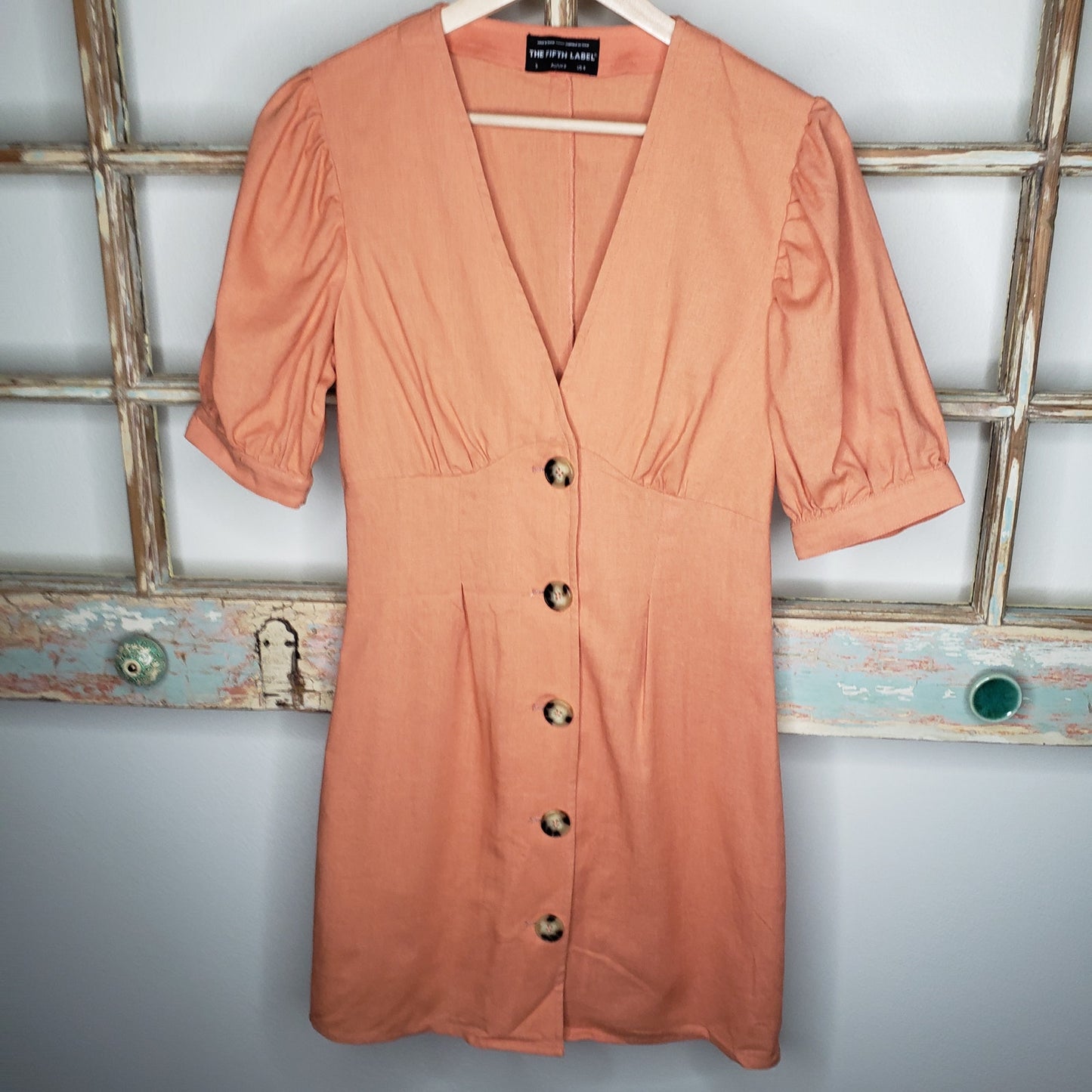The Fifth Label Linen button front dress size small
