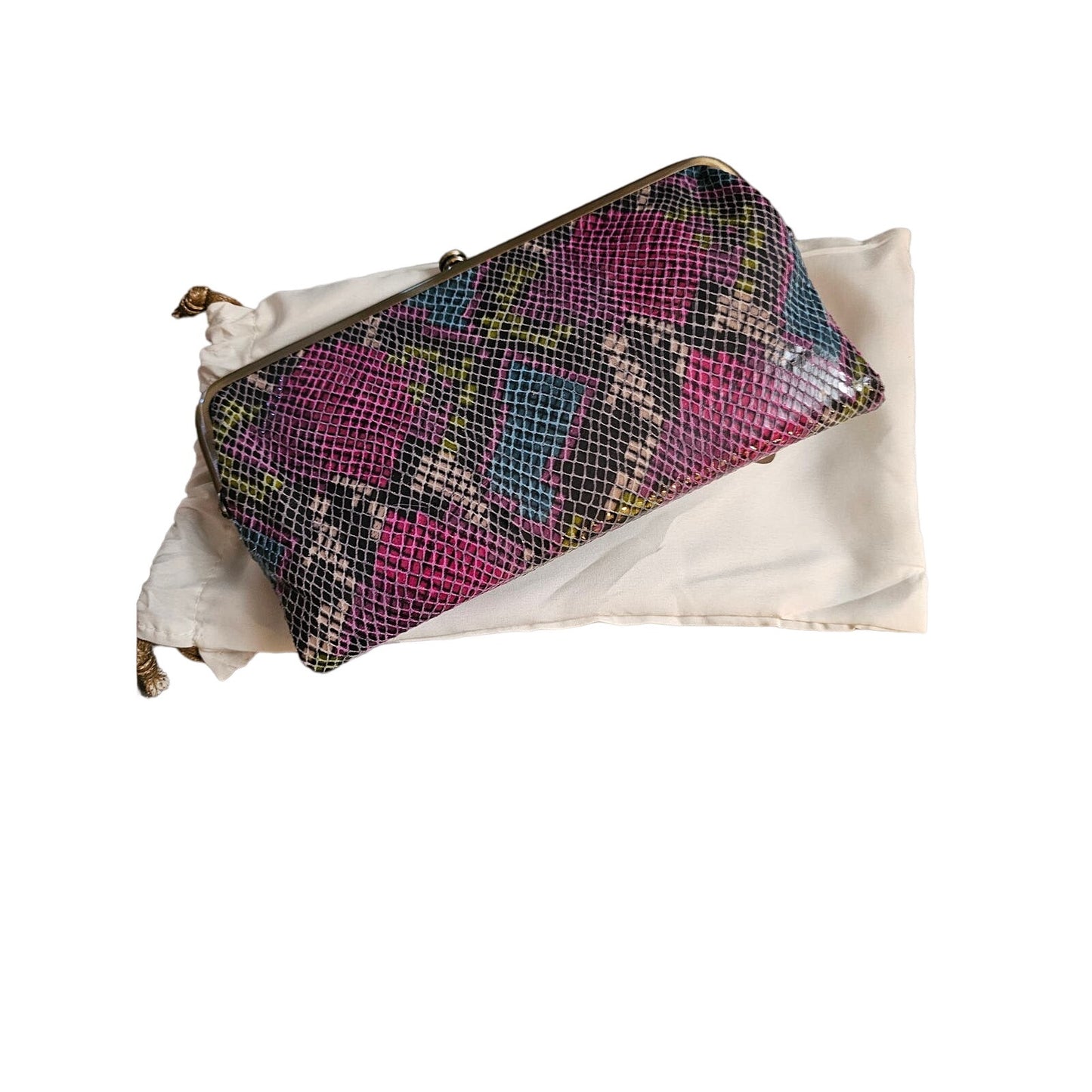 HOBO NWT & Dust Bag Leather Snakeskin Lauren Wallet