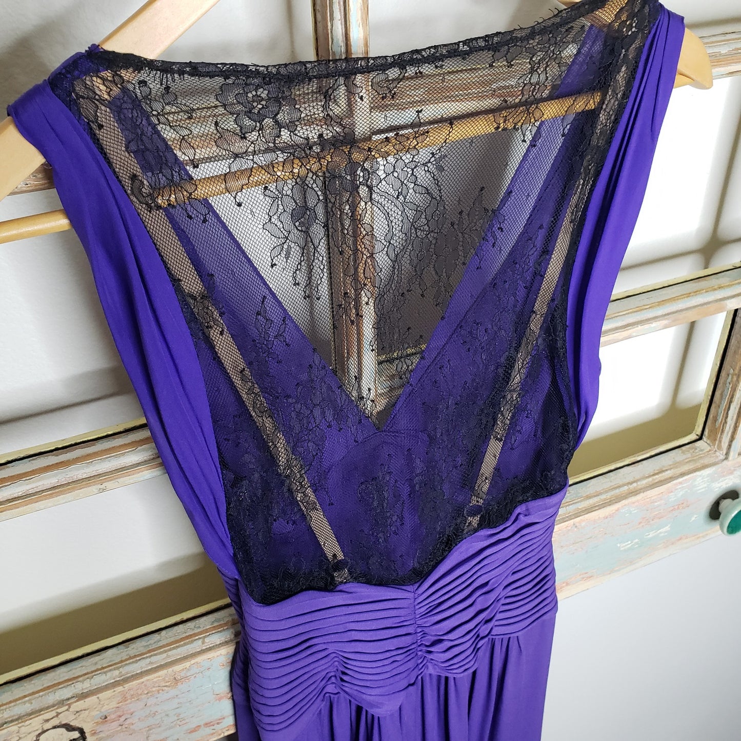 Vintage BCBG Maxazria Purple LIZ Dress Ladies size XXS NWT