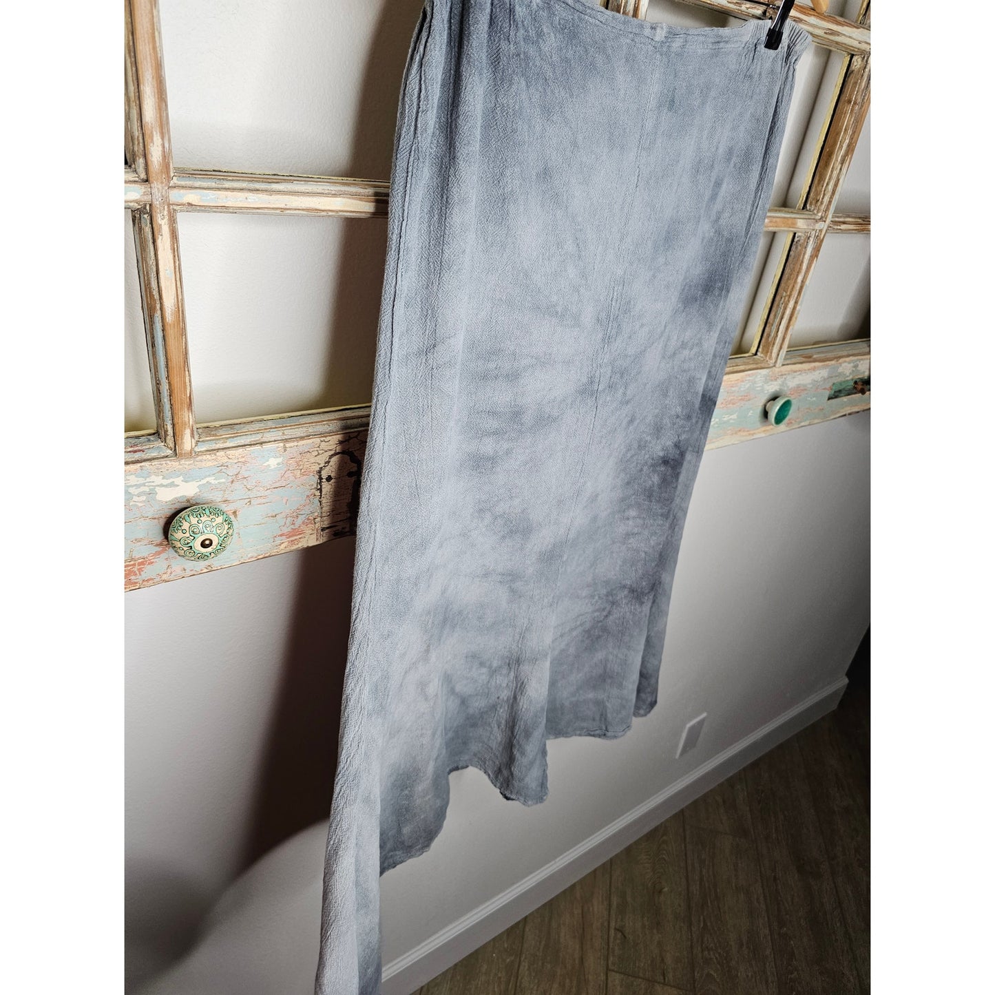 The Gauzeway Grey Washed Midi Skirt Ladies size 1= small/ medium