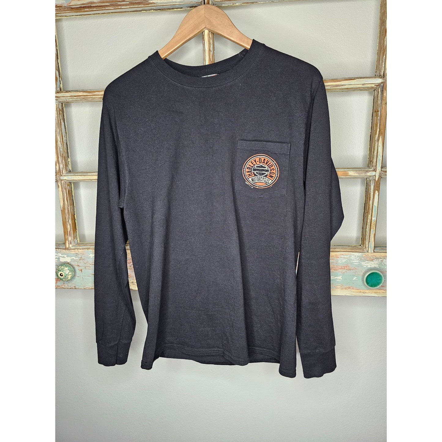 Harley Davidson Long Sleeve Spitzie's Albany Tee Men's size Medium