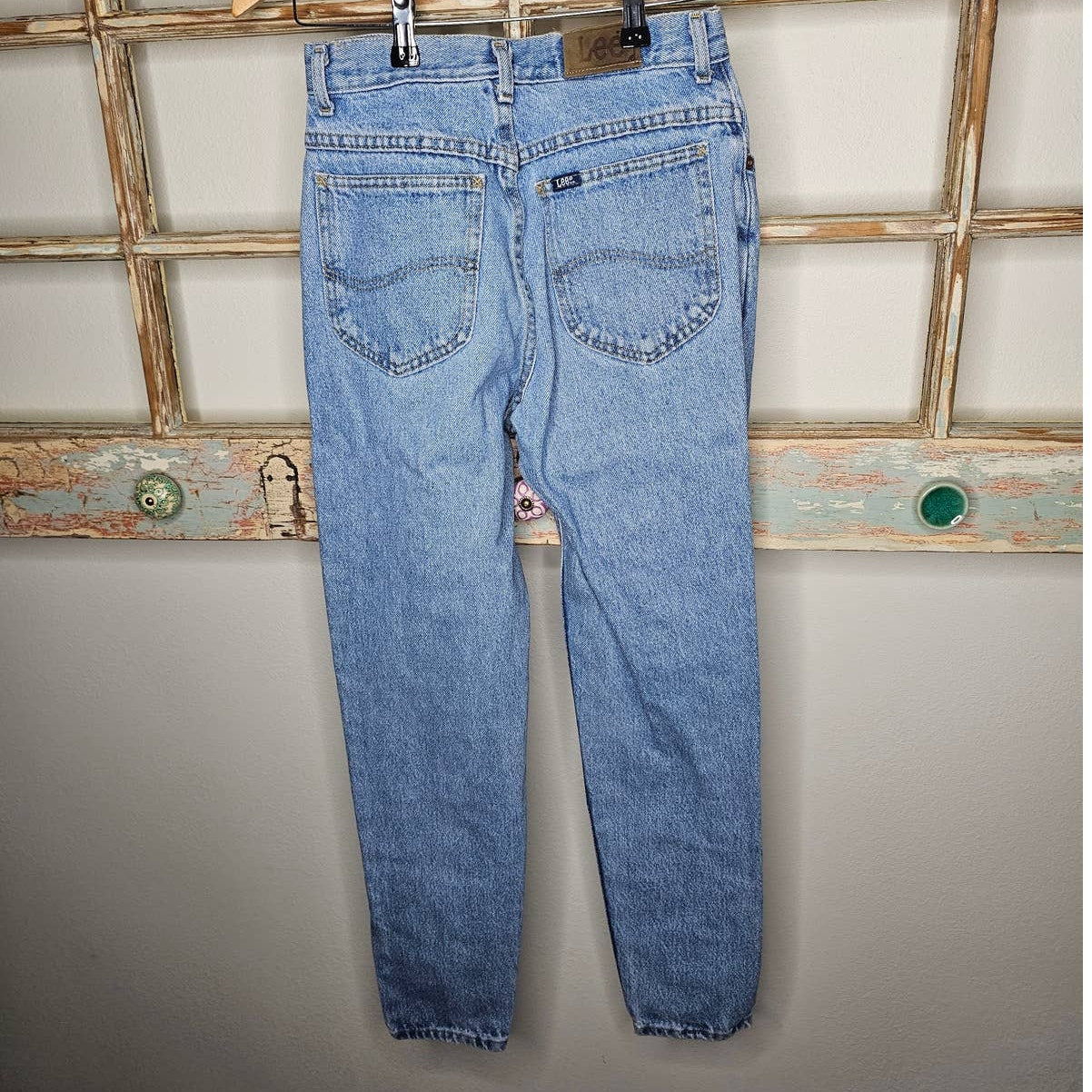 Vintage Lee Jeans 80s High Rise light wash ladies size 9