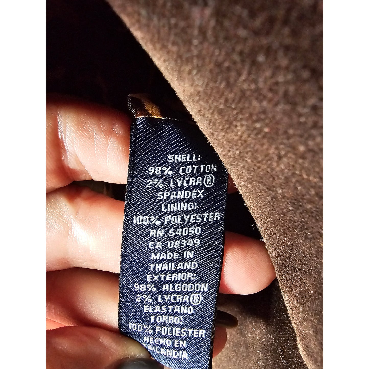 Vintage Velour Brown Jones NY Signature Blazer Ladies size 6