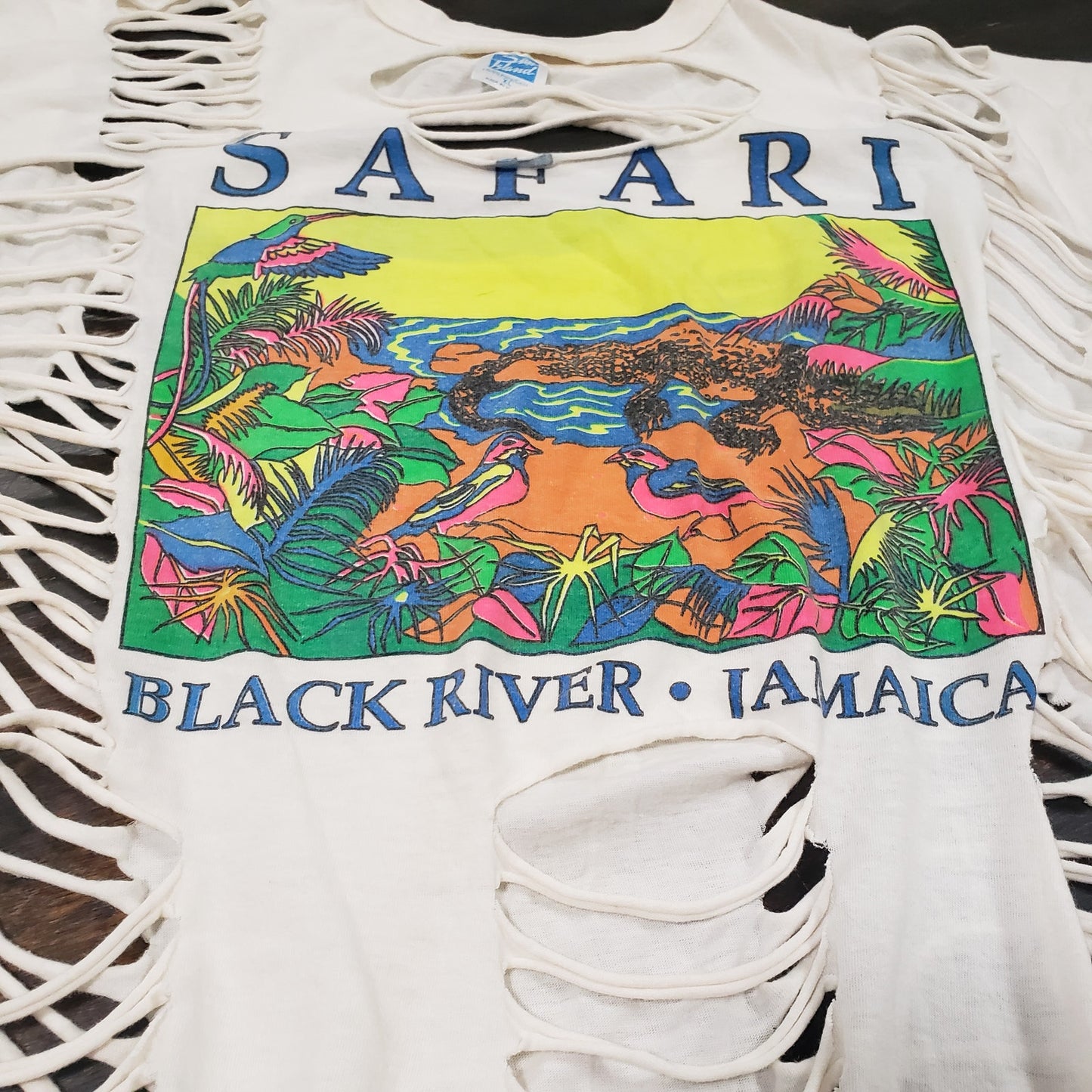 Jamaican Safari Swimsuit Coverup by Sun Island ladies size XL