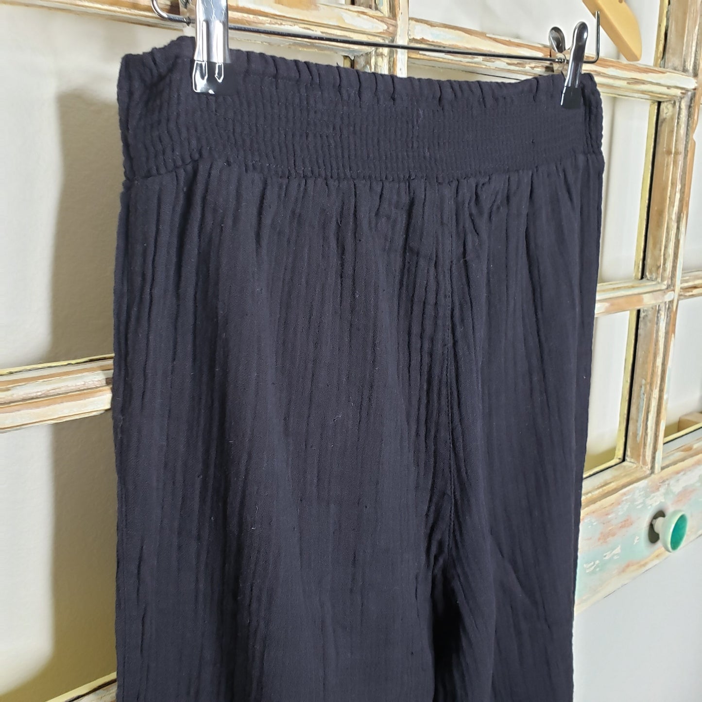 ASOS Black Gauzy Joggers in ladies size 2