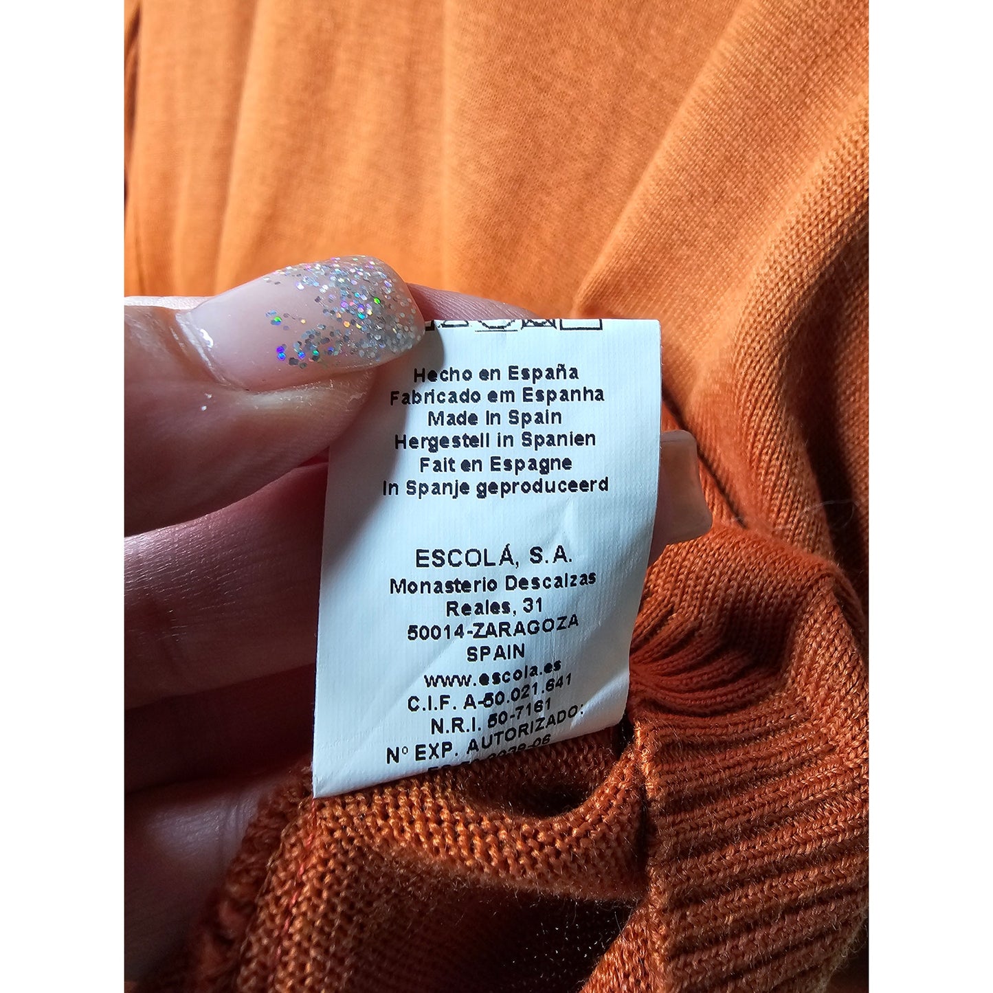 Merino Wool Vintage Escola Cowl Neck Pullover Ladies Size Small