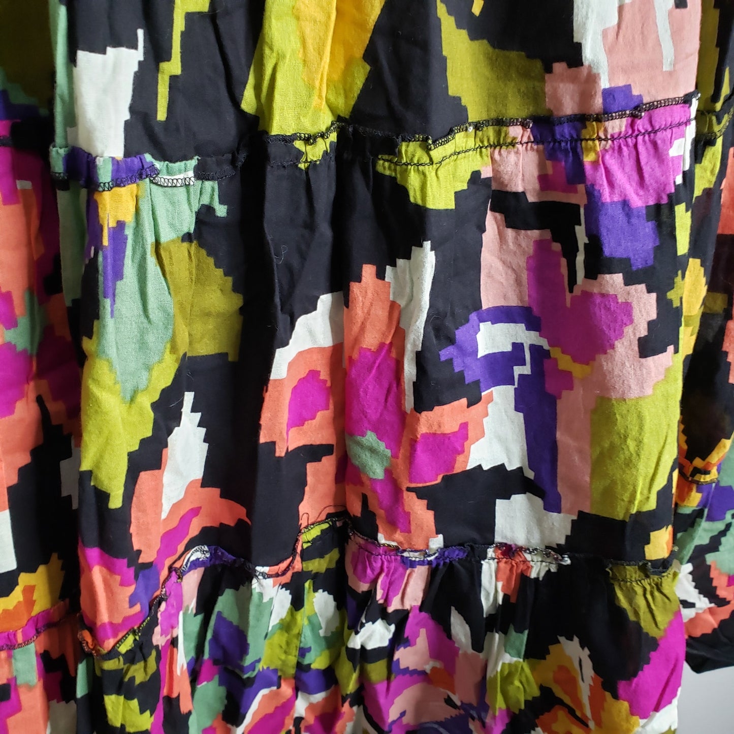 Floral Elastic Band skirt Chaundry KC ladies size large