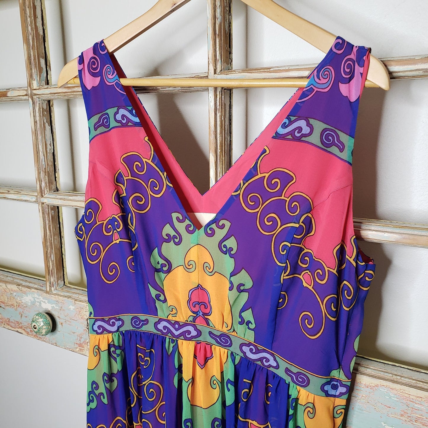 MODCLOTH MUSTER THE LENGTH MAXI DRESS LADIES SIZE LARGE