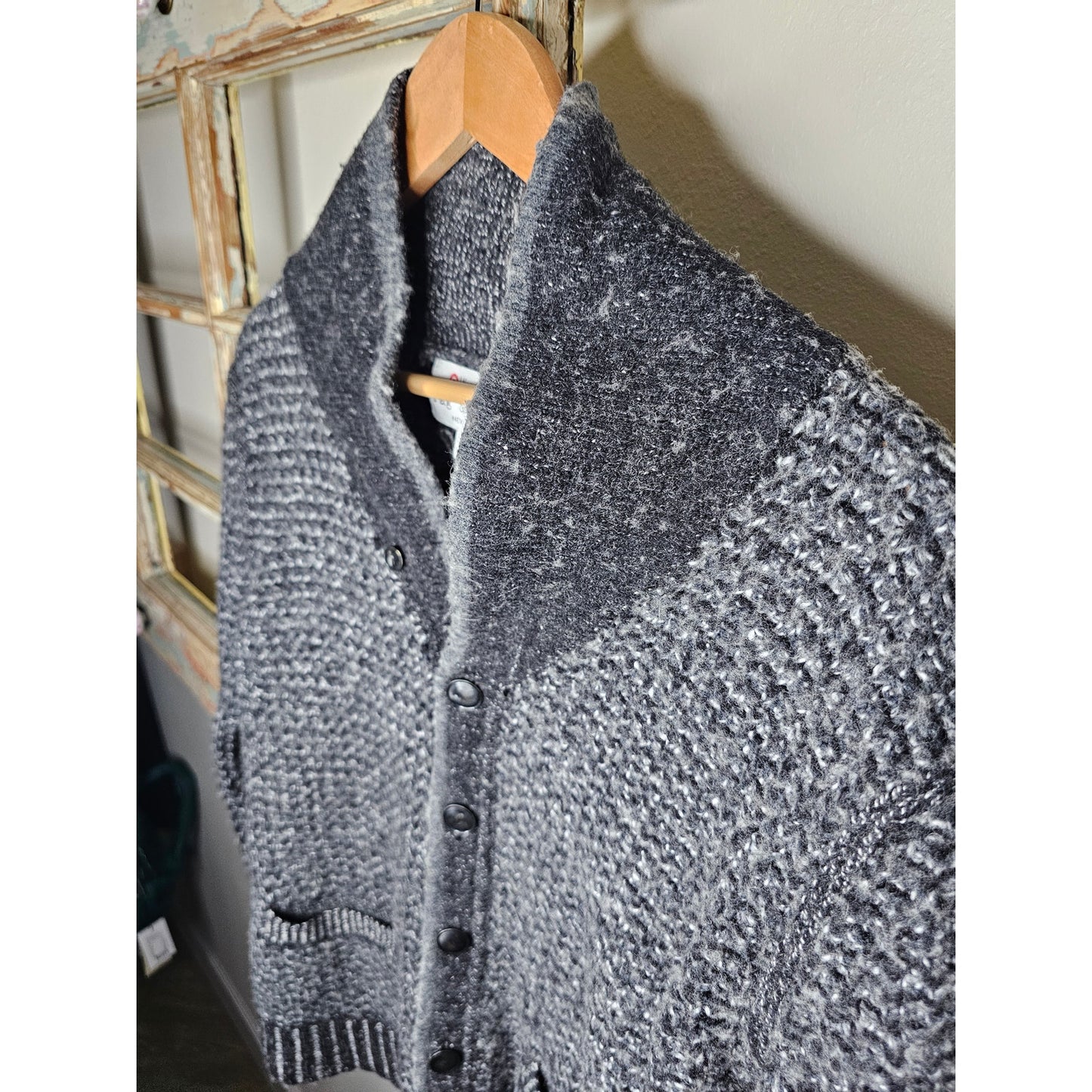 Rag & Bone Neiman Marcus Wool Blend Knitted Grey Sweater size Medium