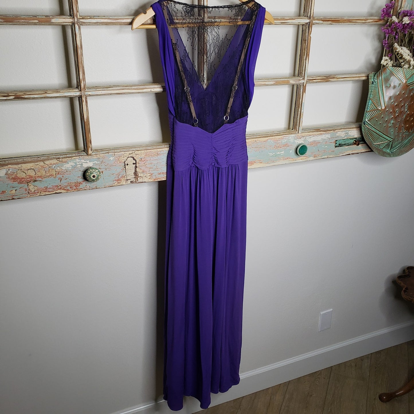 Vintage BCBG Maxazria Purple LIZ Dress Ladies size XXS NWT