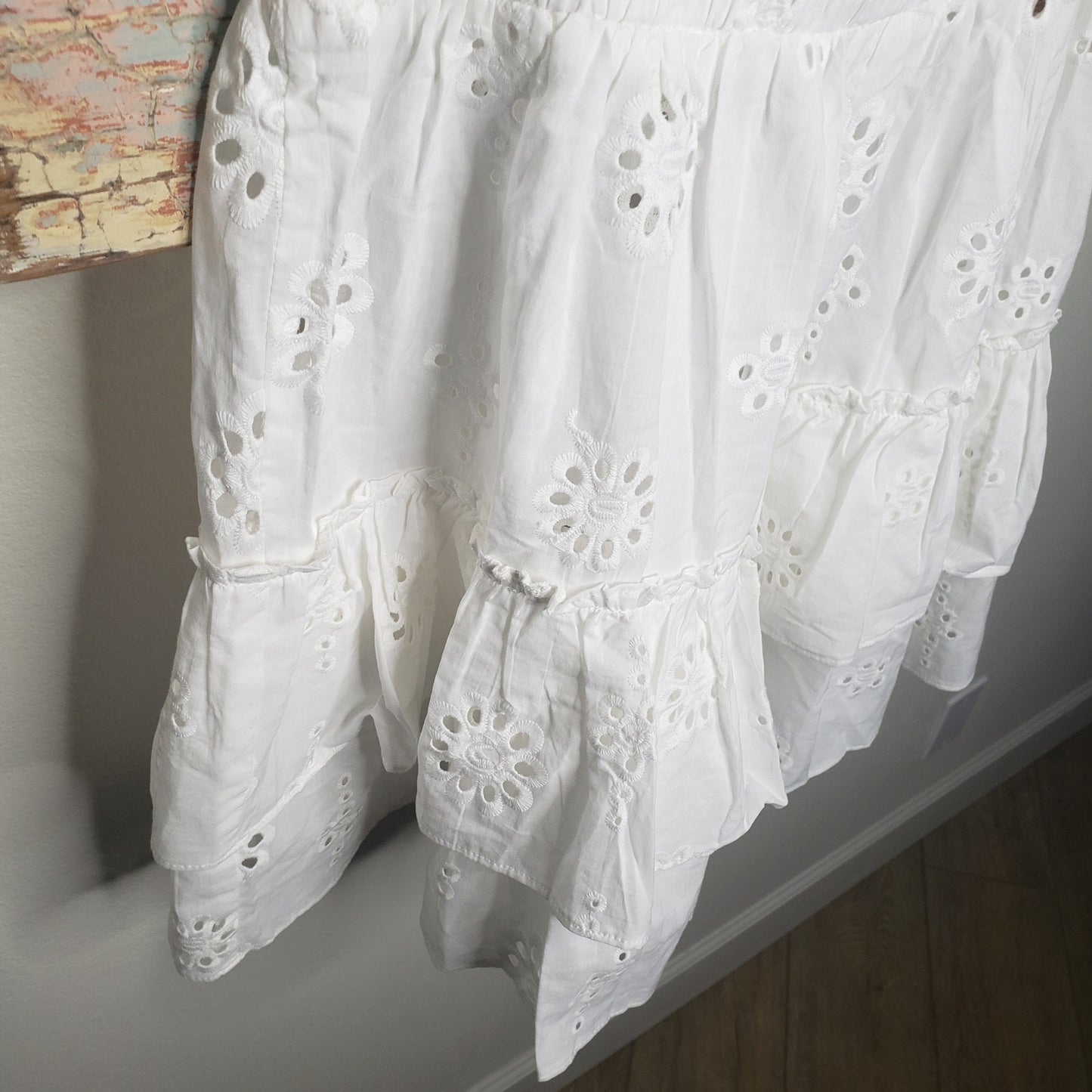 NWT Aqua Swim white eyelet Dress / Coverup size Medium