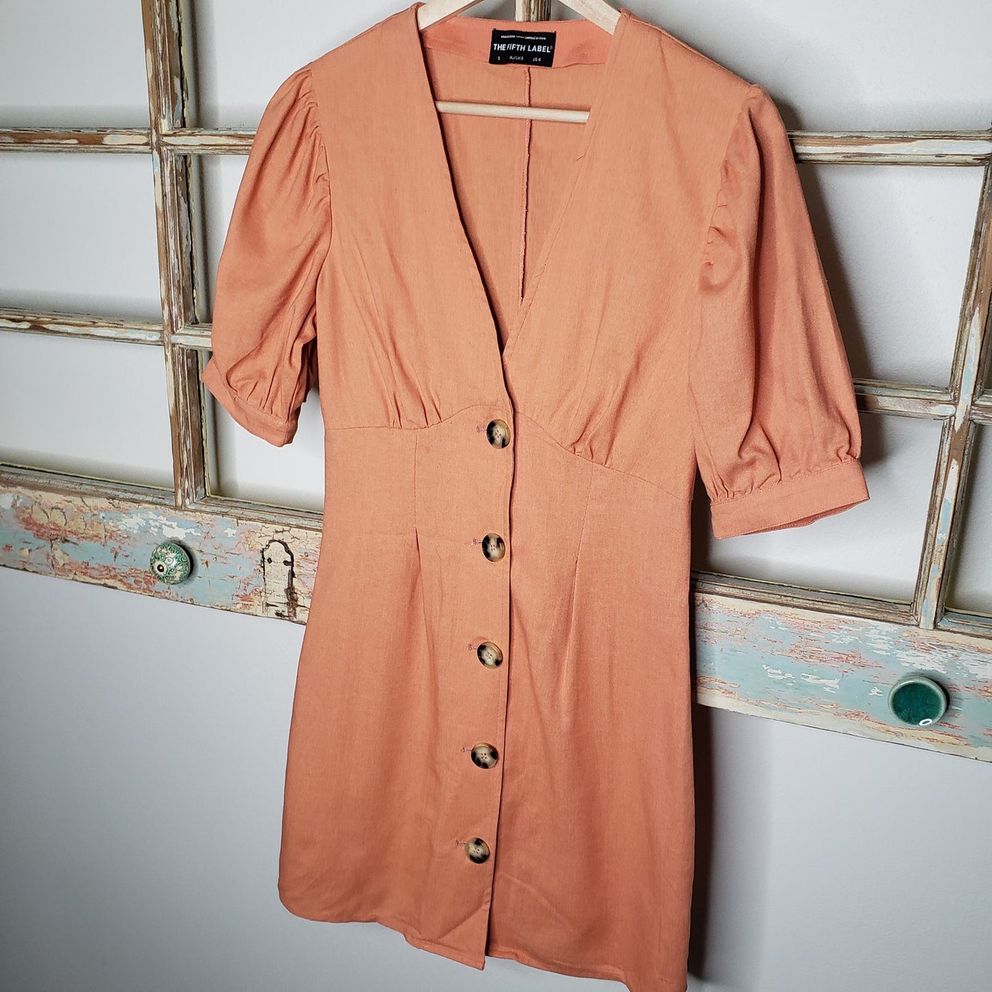 The Fifth Label Linen button front dress size small