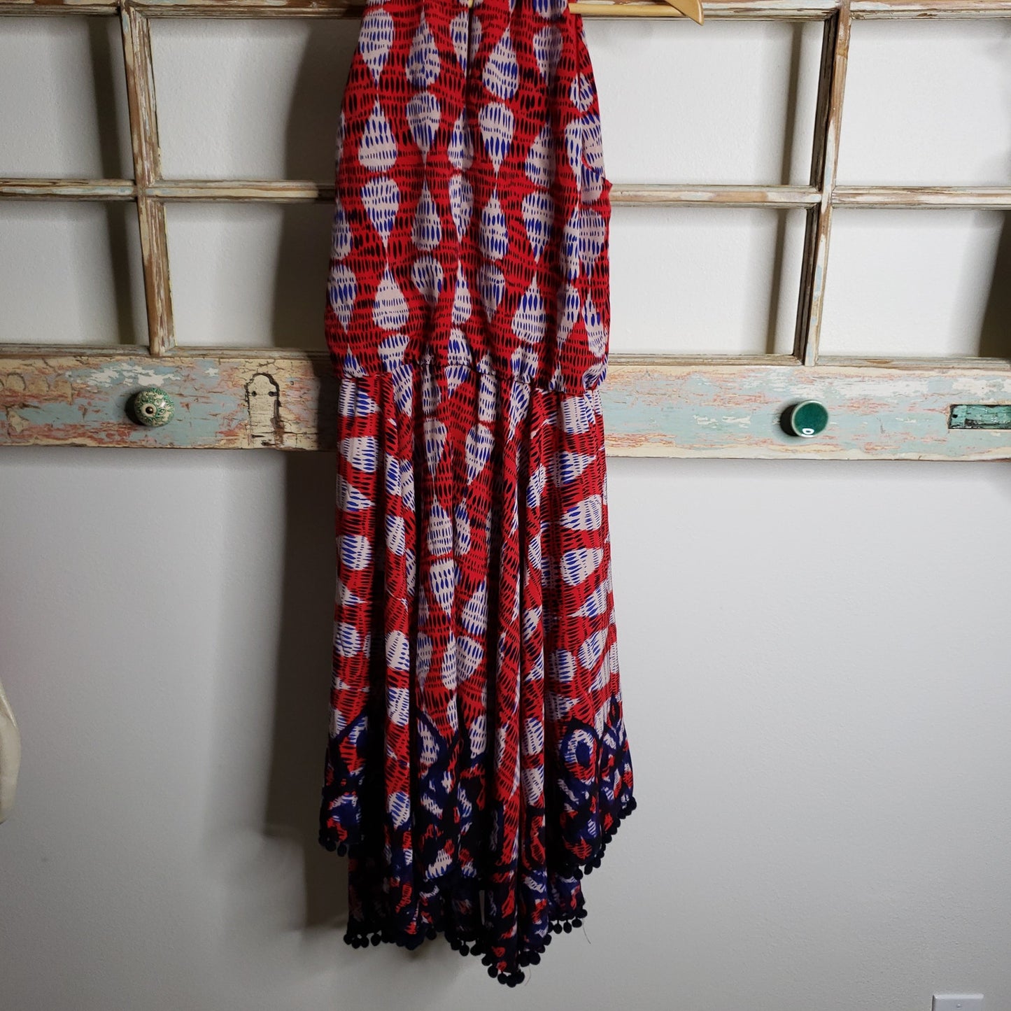 Maggy London handkerchief Hem ladies size 2 halter style dress