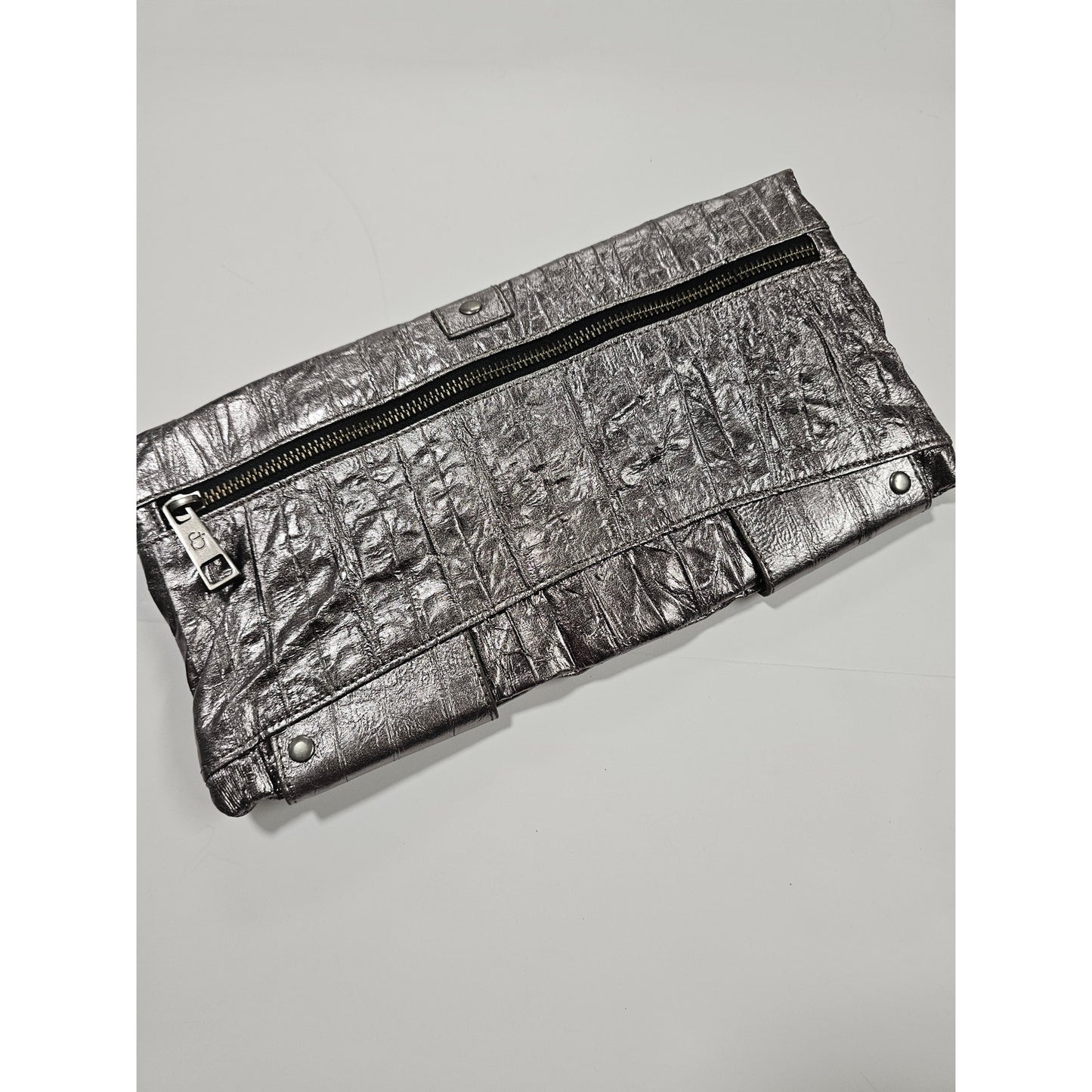 NWT MATT & NAT SAKS FIFTH AVE. VEGAN PEWTER CLUTCH