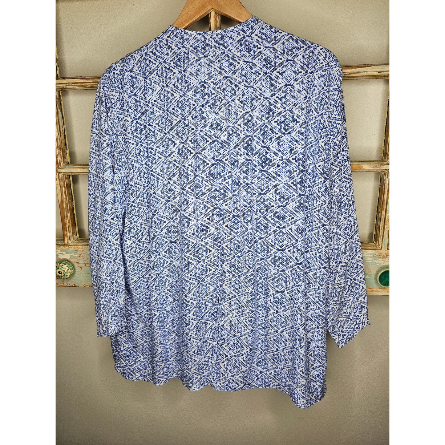 Vintage Globetrotter Rayon blazer with built in vest ladies size large