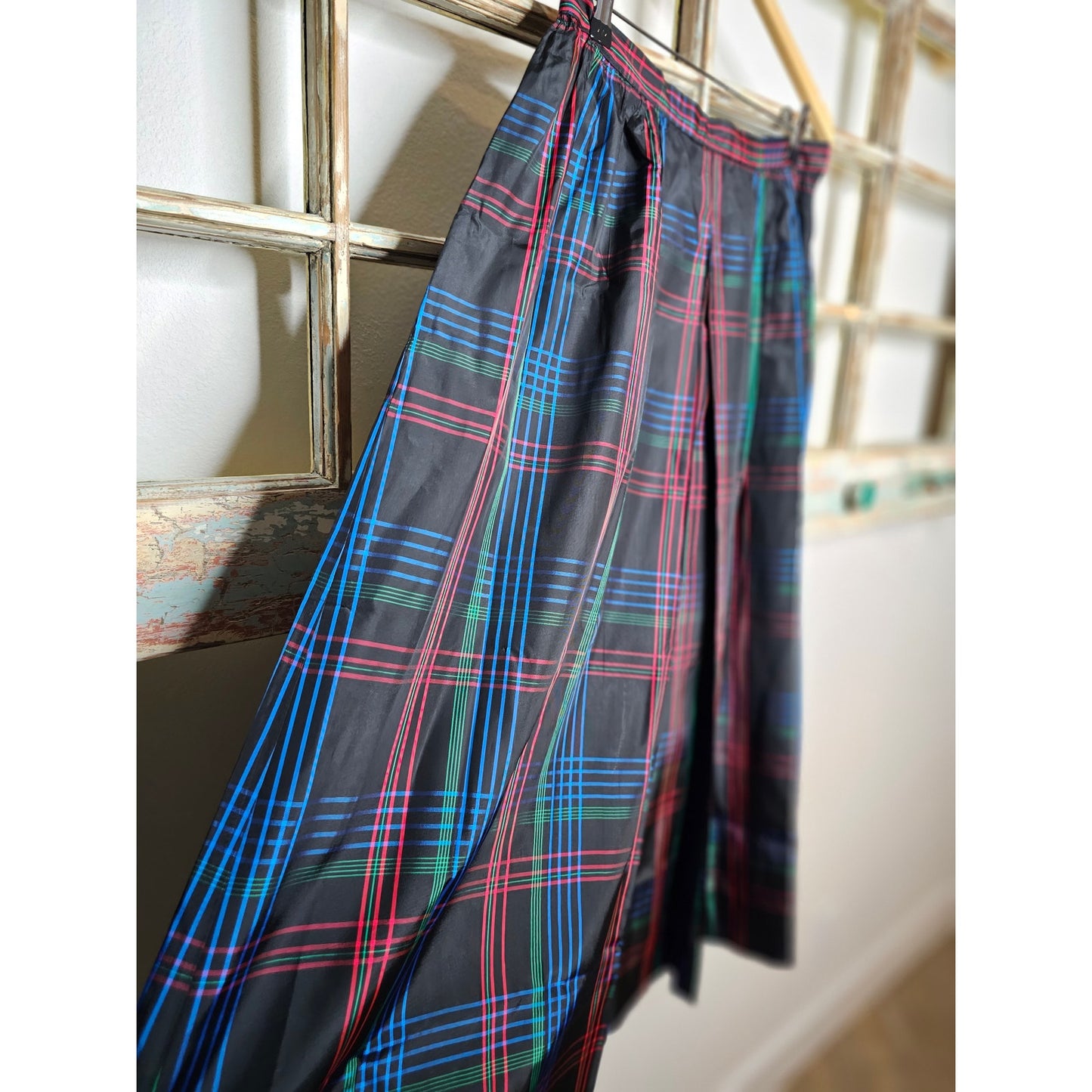 Saks Fifth Avenue Vintage Plaid Midi Skirt size 16