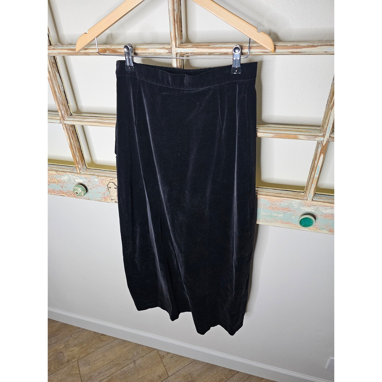 Vintage Prestige Of Boston Straight Velour Midi Skirt ladies size 10