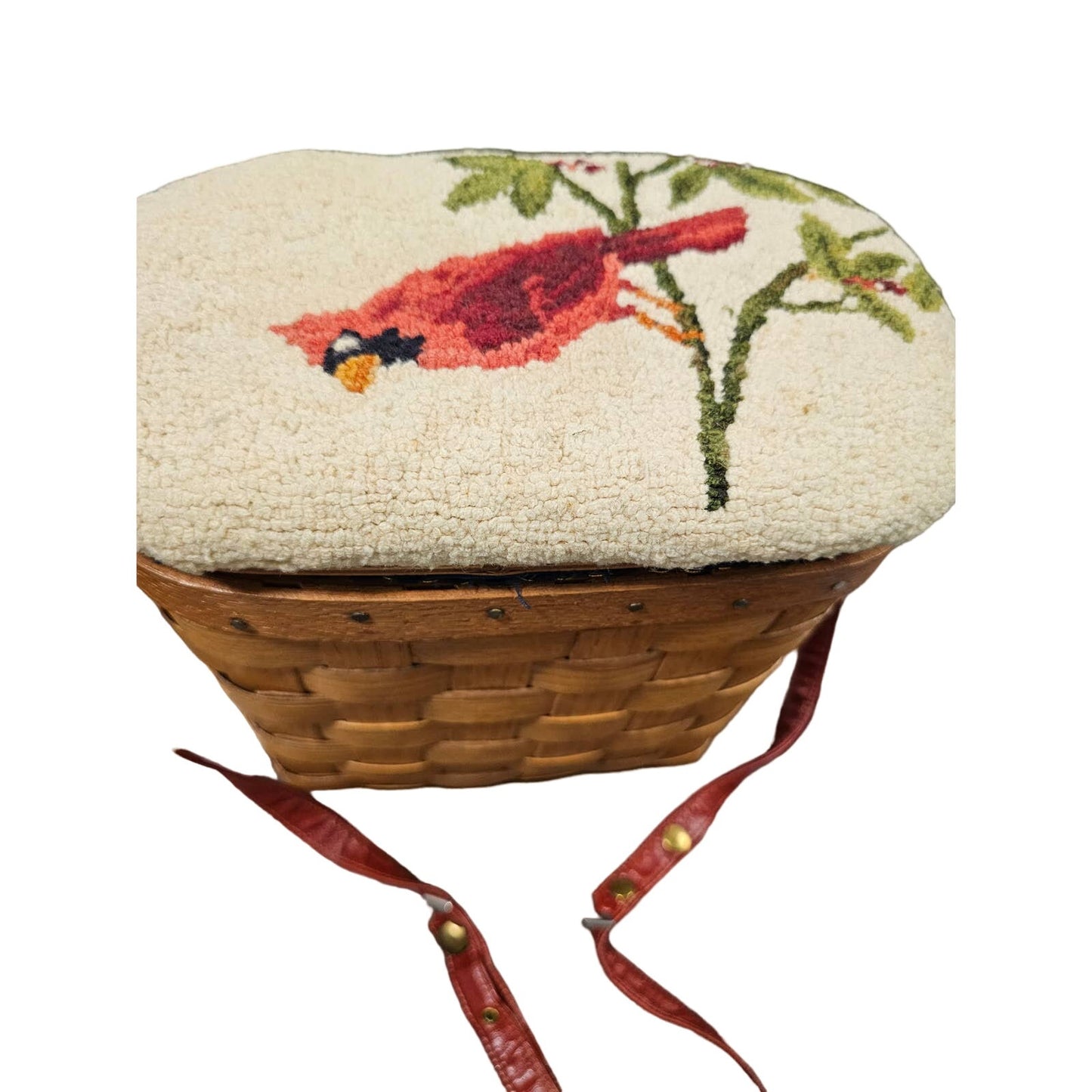 Vintage Cardinal Putney Basket For The Bird Lover