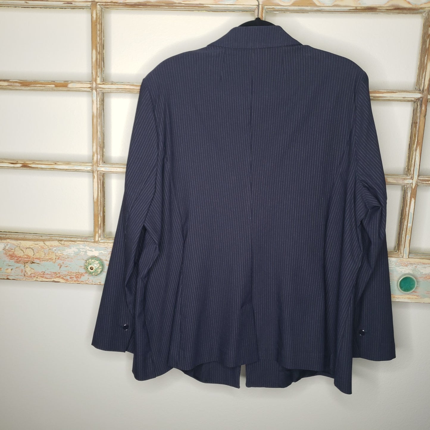 Lane Bryant Navy Blue With White Pinstripes Ladies size 22