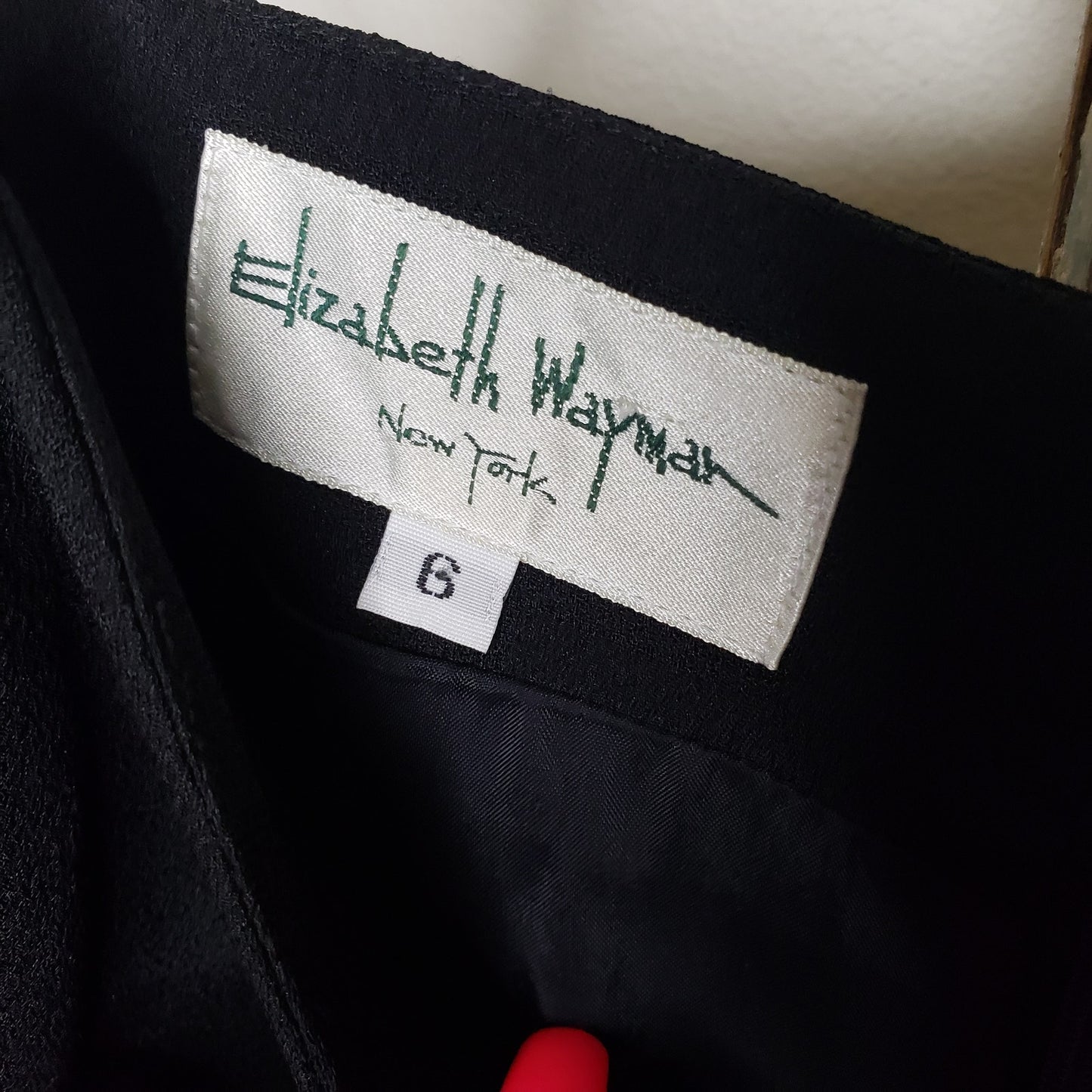 Elizabeth Wayman New York Little Black Dress ladies size 6