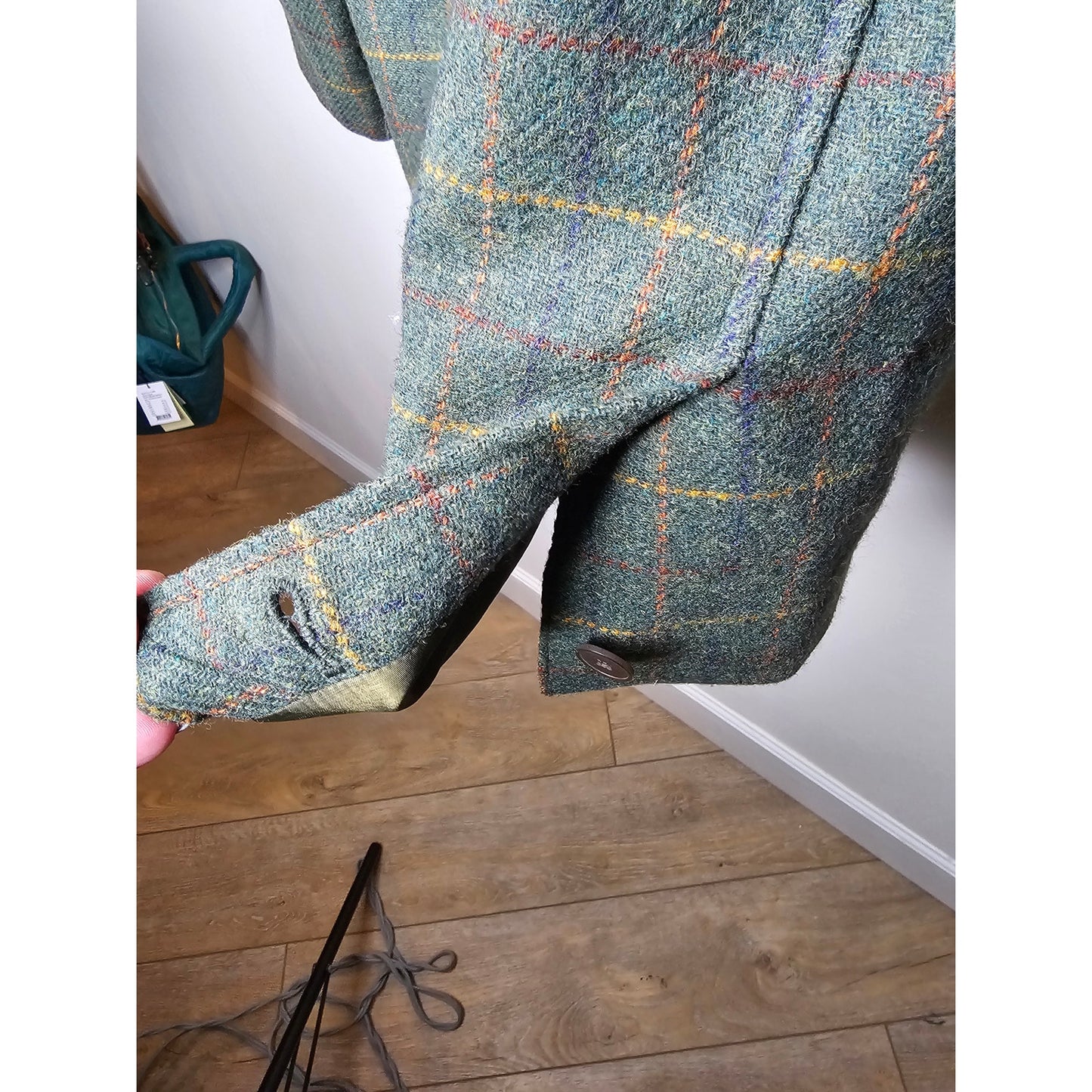 Vintage Wool Button Up Jacket Blazer by Benad Holzman Ladies size 10