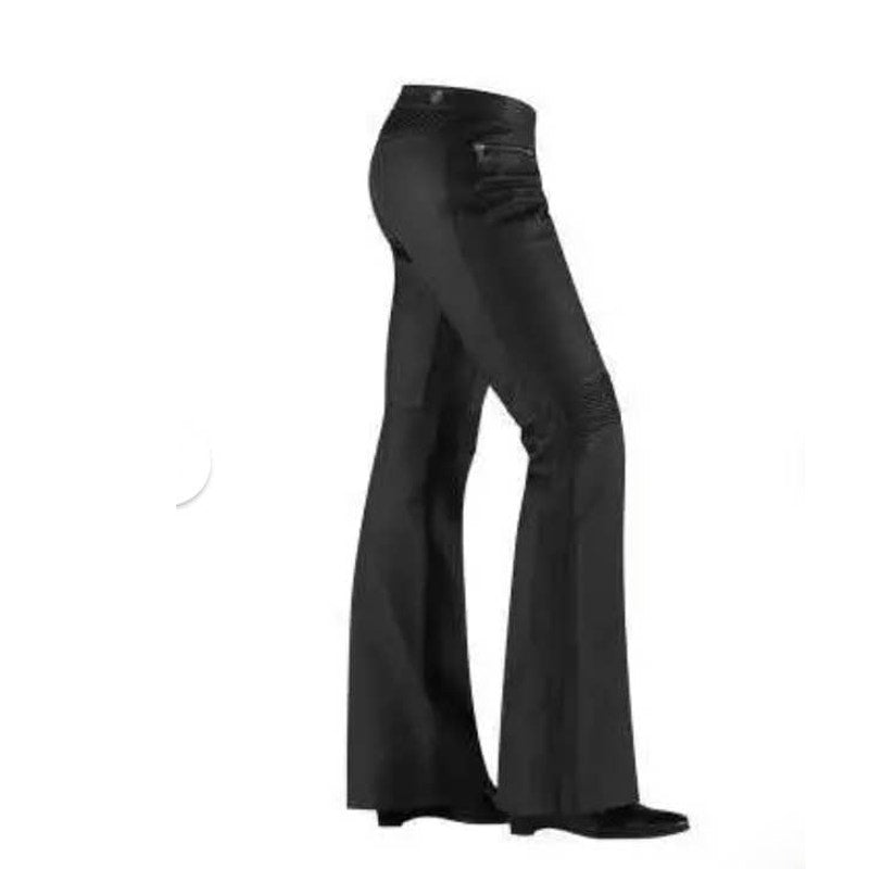 Icon Hella Ladies Motorcycle Street Riding Leather Pants size 9
