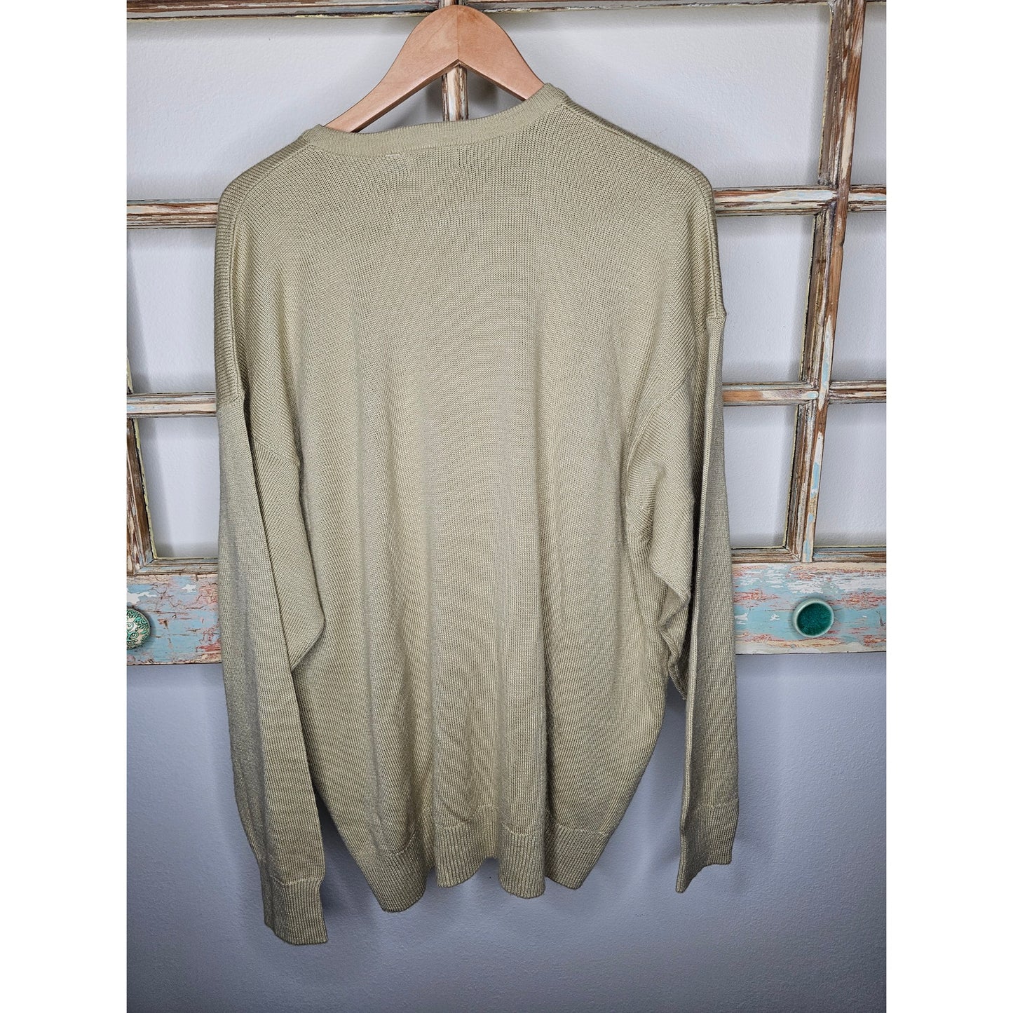 Vintage Pringle Neutral Tan Men's Sweater Size XL