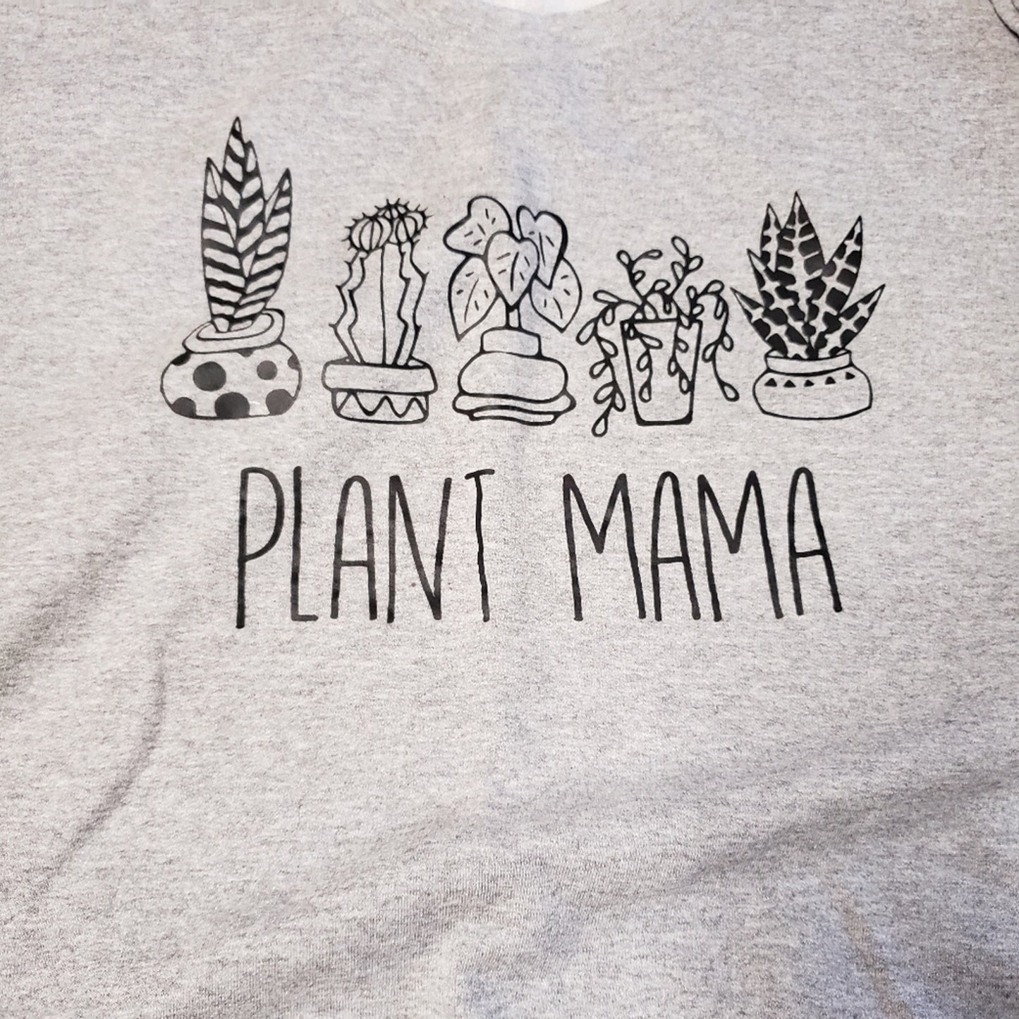 NWOT "Plant Mama" sweatshirt in grey ladies size XL