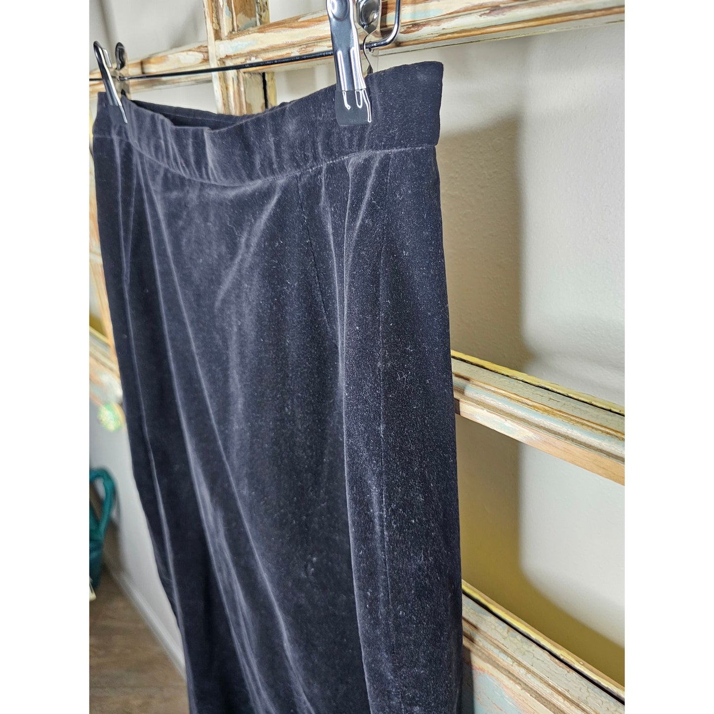 Vintage Prestige Of Boston Straight Velour Midi Skirt ladies size 10