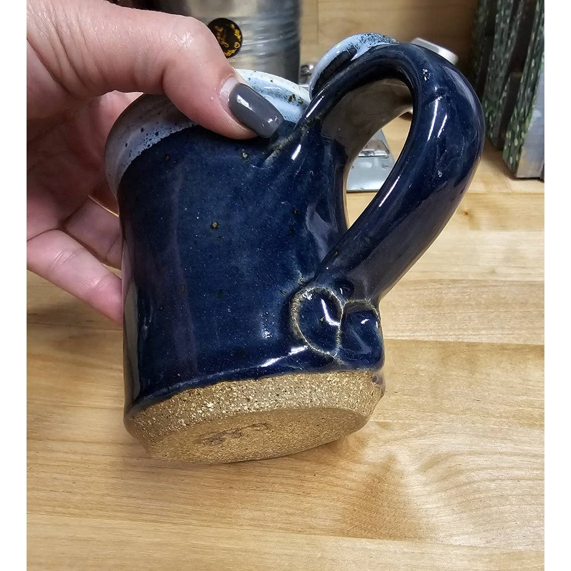 Studio Pottery Two Mugs perfect for Coffee or Tea for Queen & Grouch
