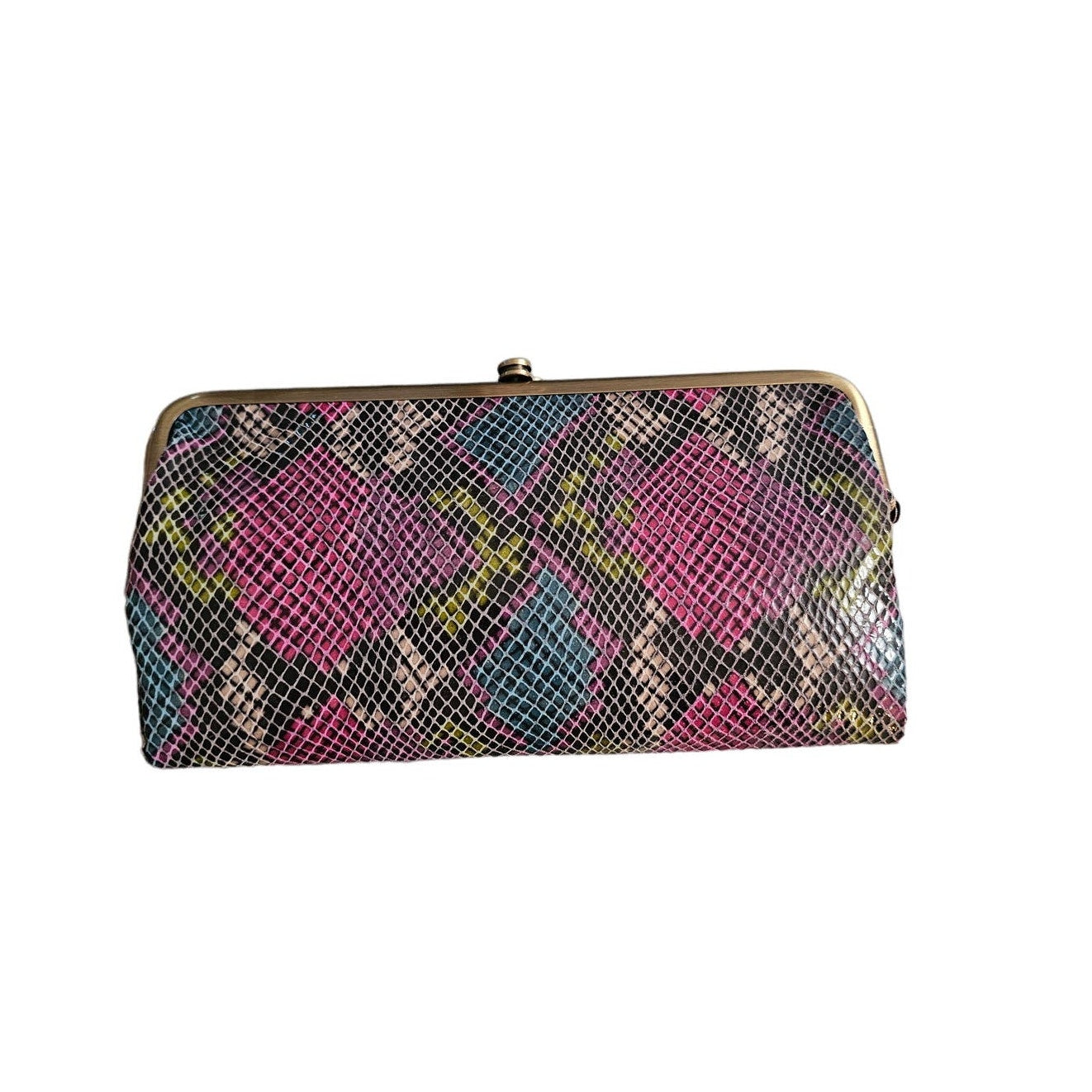 HOBO NWT & Dust Bag Leather Snakeskin Lauren Wallet