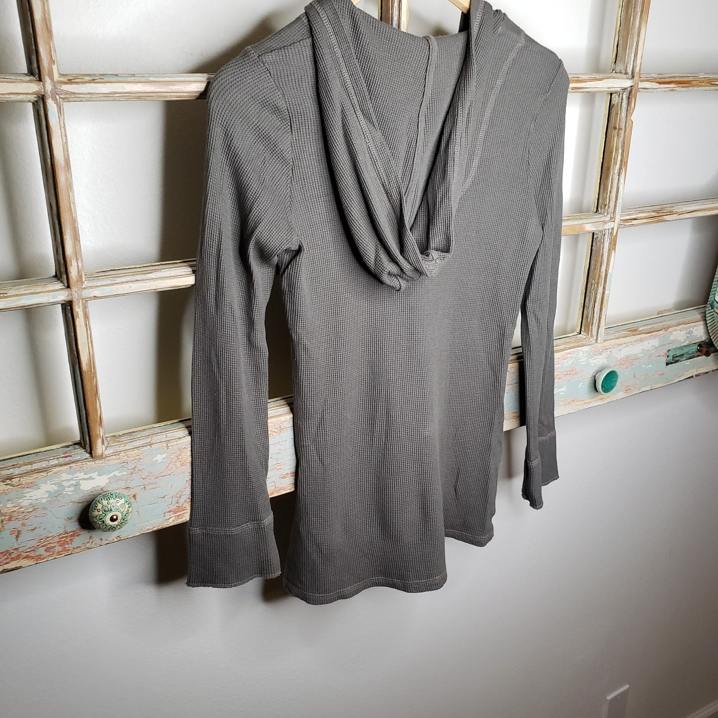 Splendid Henley hooded pullover ladies shirt size XS