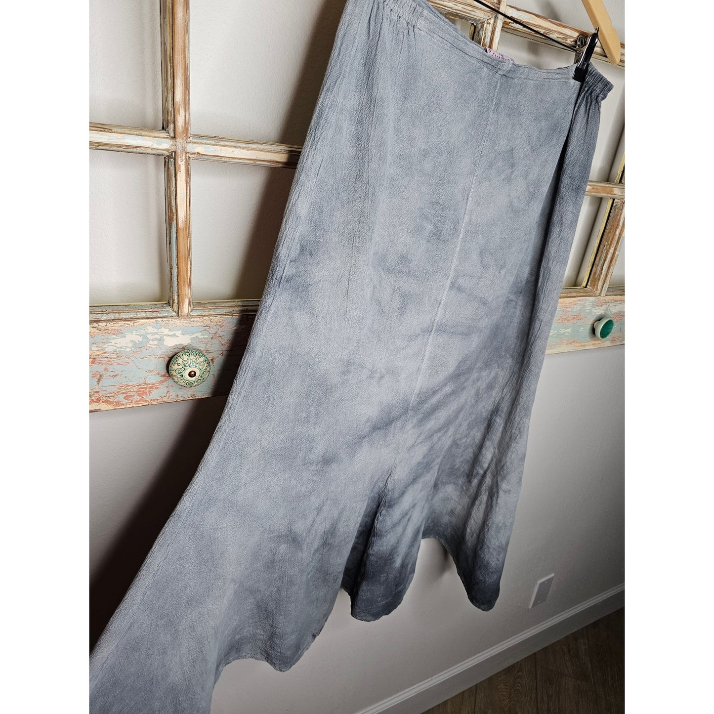 The Gauzeway Grey Washed Midi Skirt Ladies size 1= small/ medium