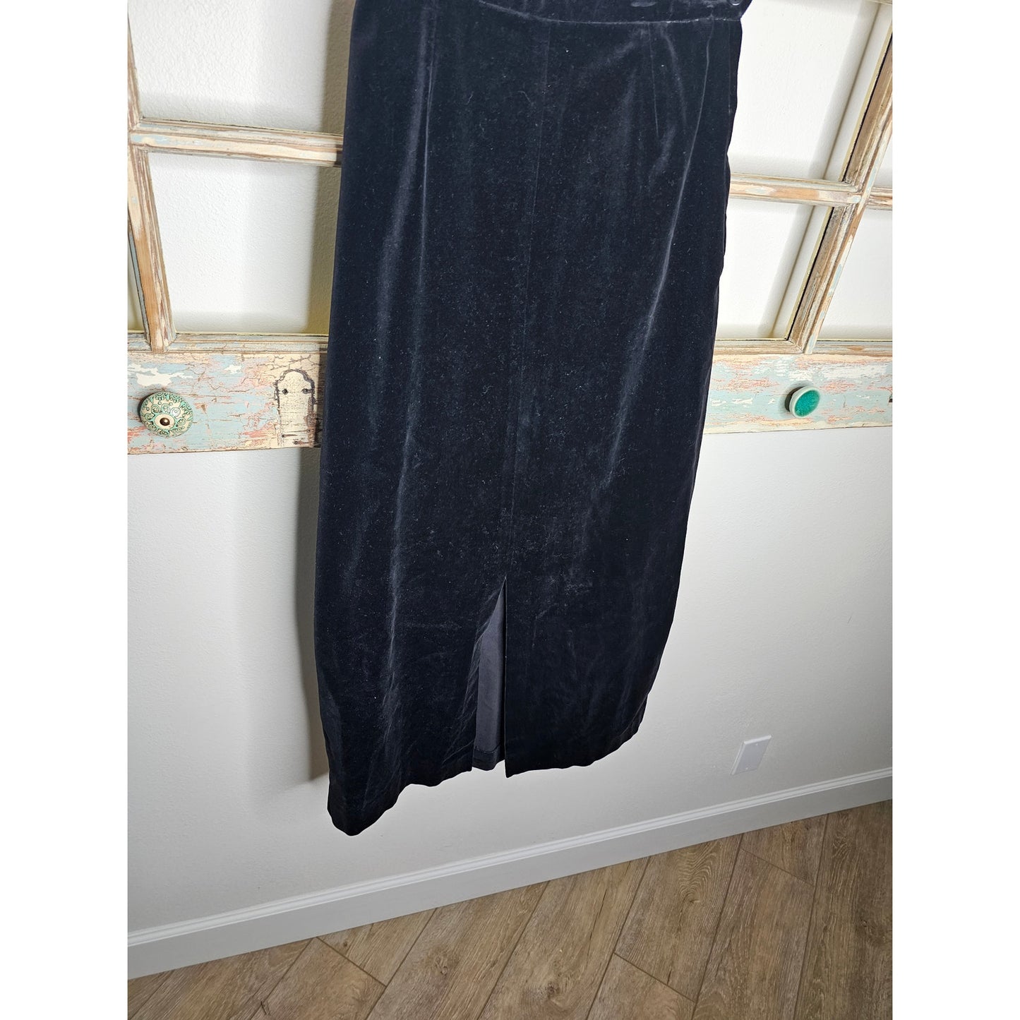 Vintage Prestige Of Boston Straight Velour Midi Skirt ladies size 10