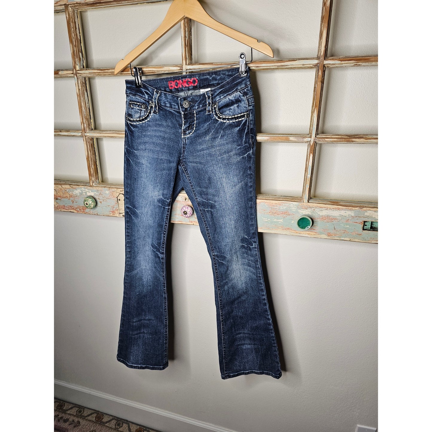 Vintage Bongo Low Rise Medium Wash Jeans Ladies Size 5