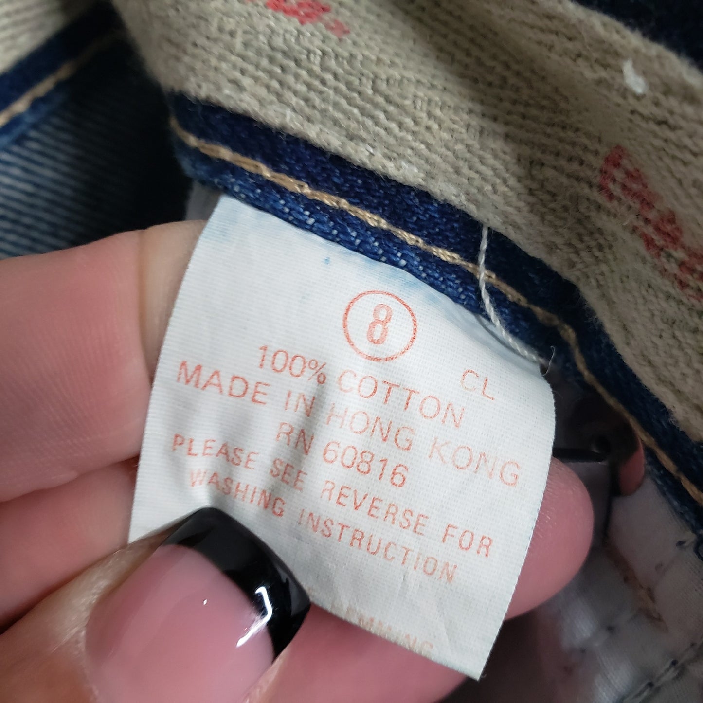 Vintage Coca Cola high rise tapered leg Jeans ladies size 8