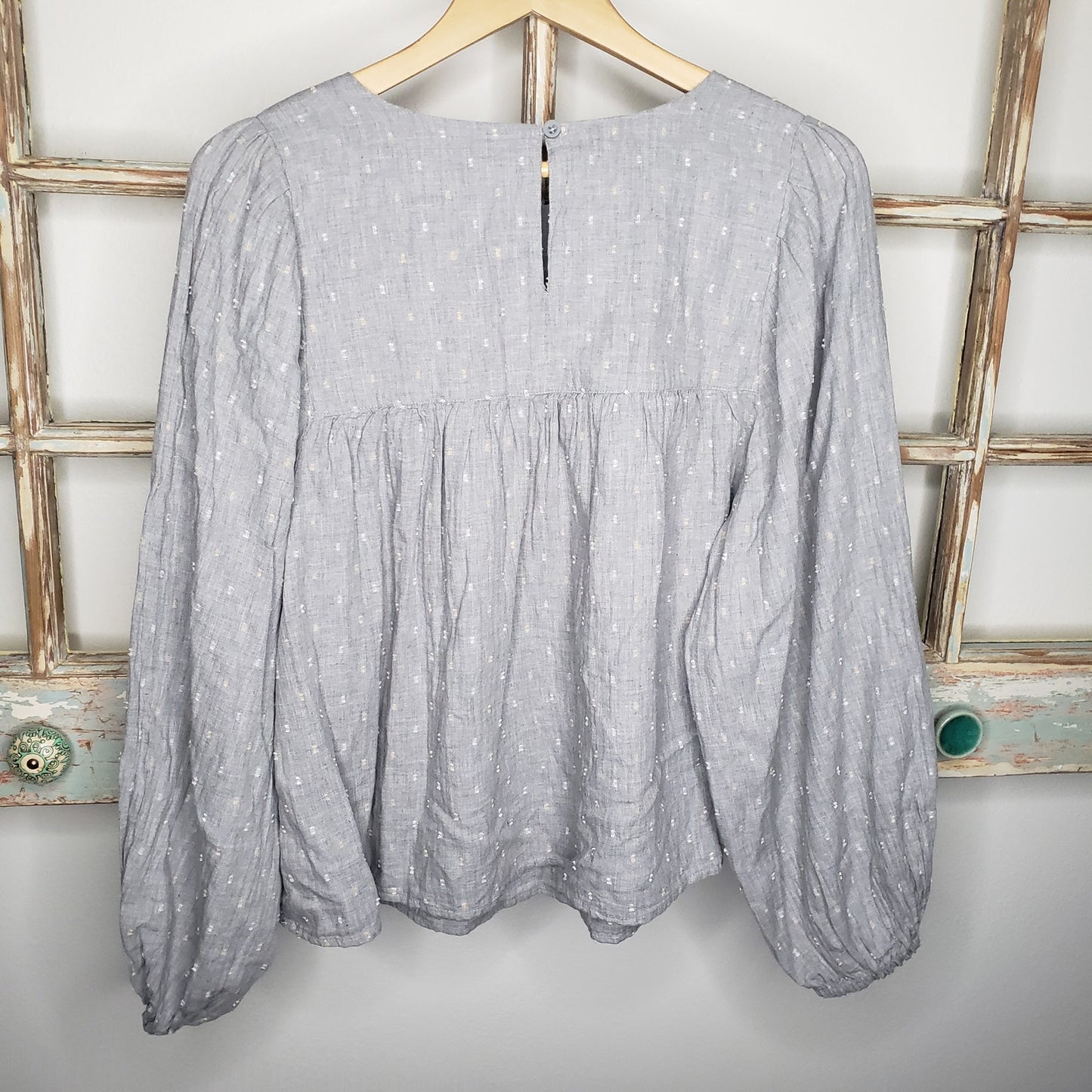 A.N.A Boho Blouse with oversized sleeves size OX